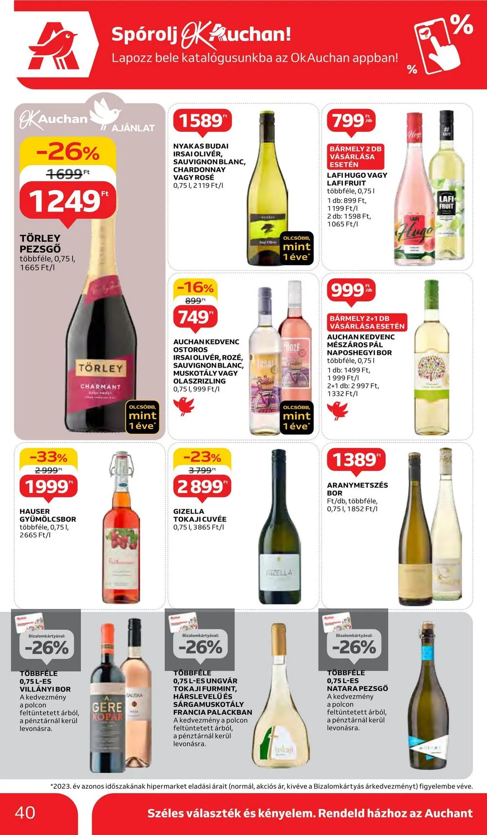 Auchan akciós újság Hipermarket 05.02–05.08 – 40. oldal