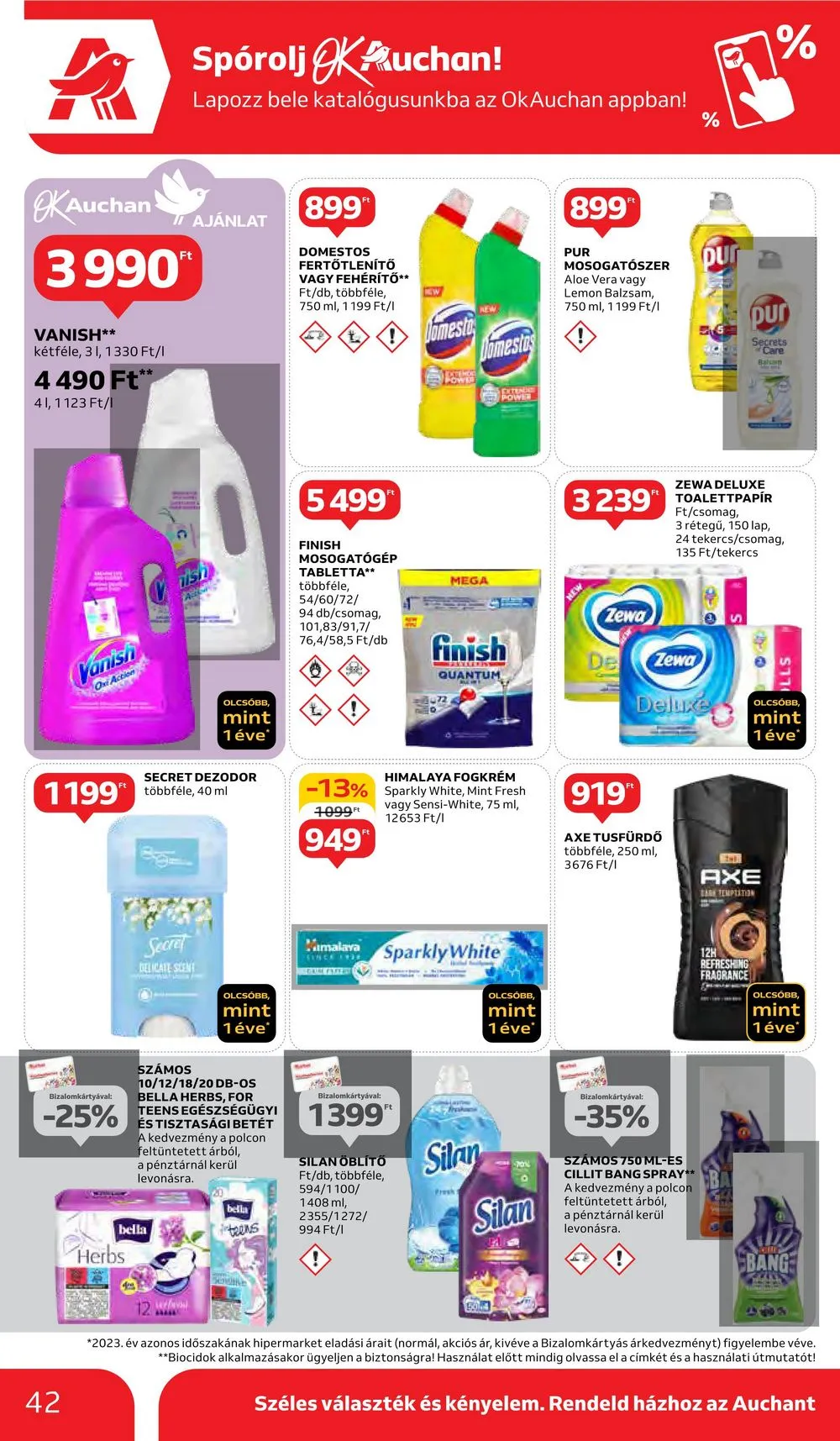 Auchan akciós újság Hipermarket 05.02–05.08 – 42. oldal