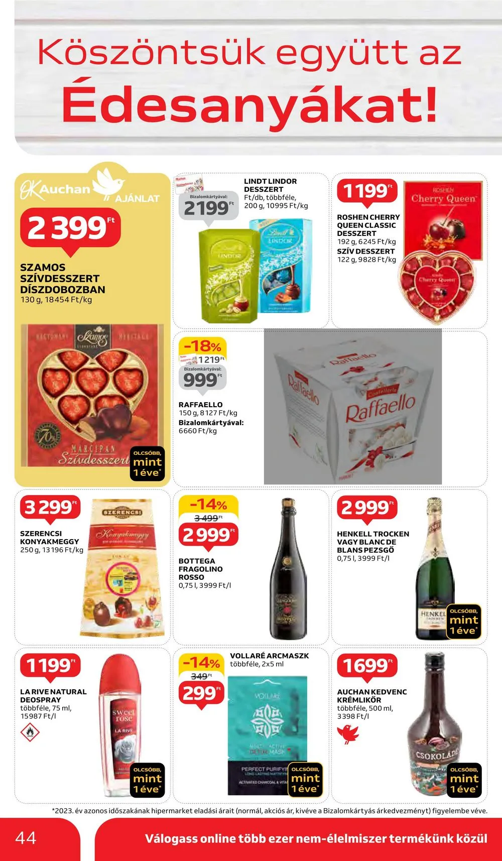 Auchan akciós újság Hipermarket 05.02–05.08 – 44. oldal