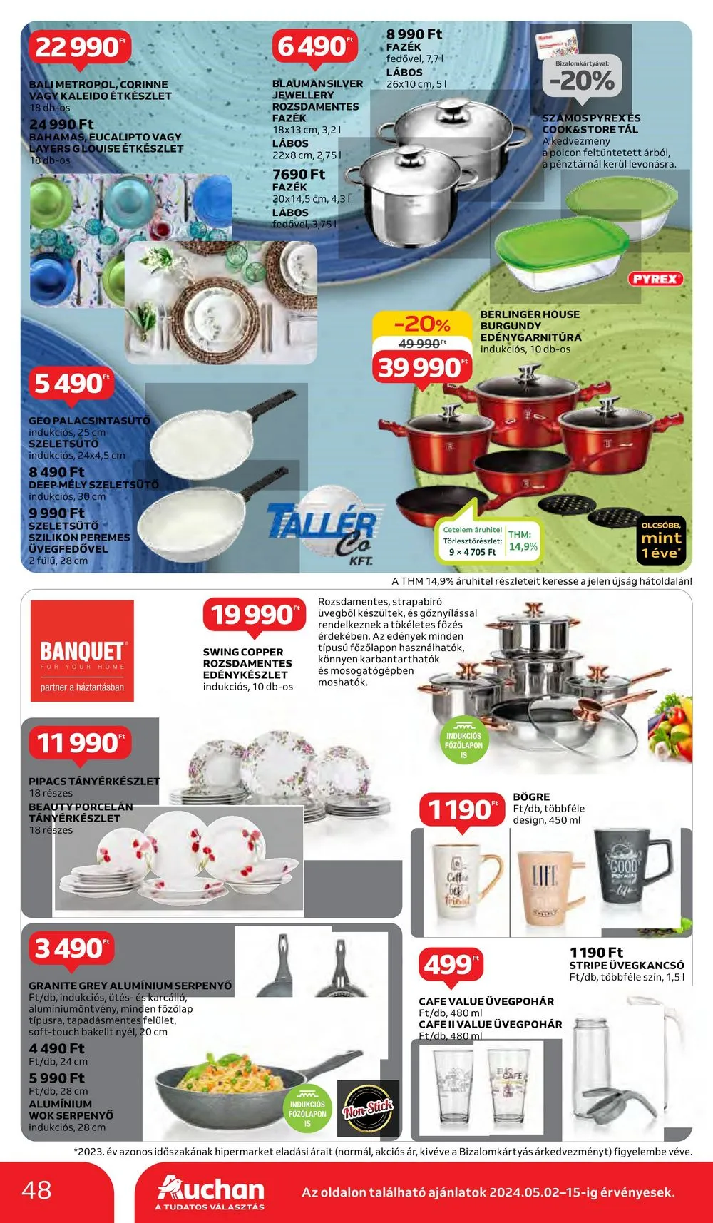 Auchan akciós újság Hipermarket 05.02–05.08 – 48. oldal