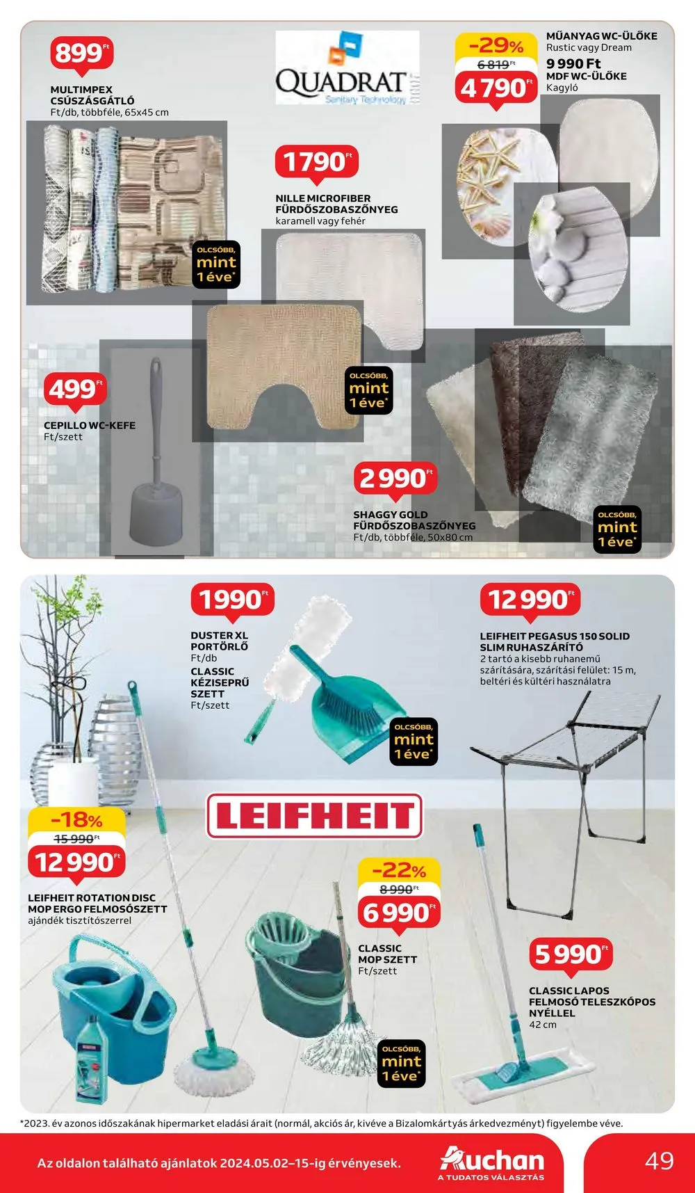 Auchan akciós újság Hipermarket 05.02–05.08 – 49. oldal