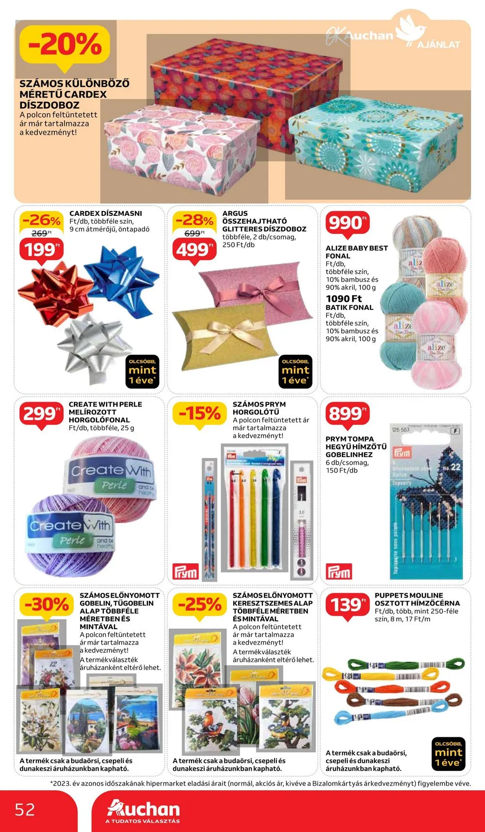 Auchan akciós újság Hipermarket 05.02–05.08 – 52. oldal