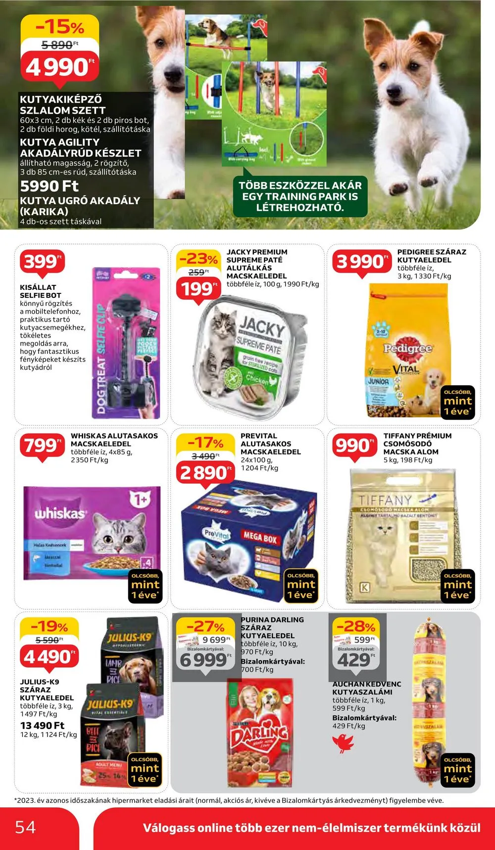 Auchan akciós újság Hipermarket 05.02–05.08 – 54. oldal