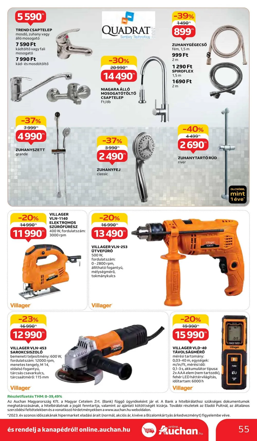 Auchan akciós újság Hipermarket 05.02–05.08 – 55. oldal