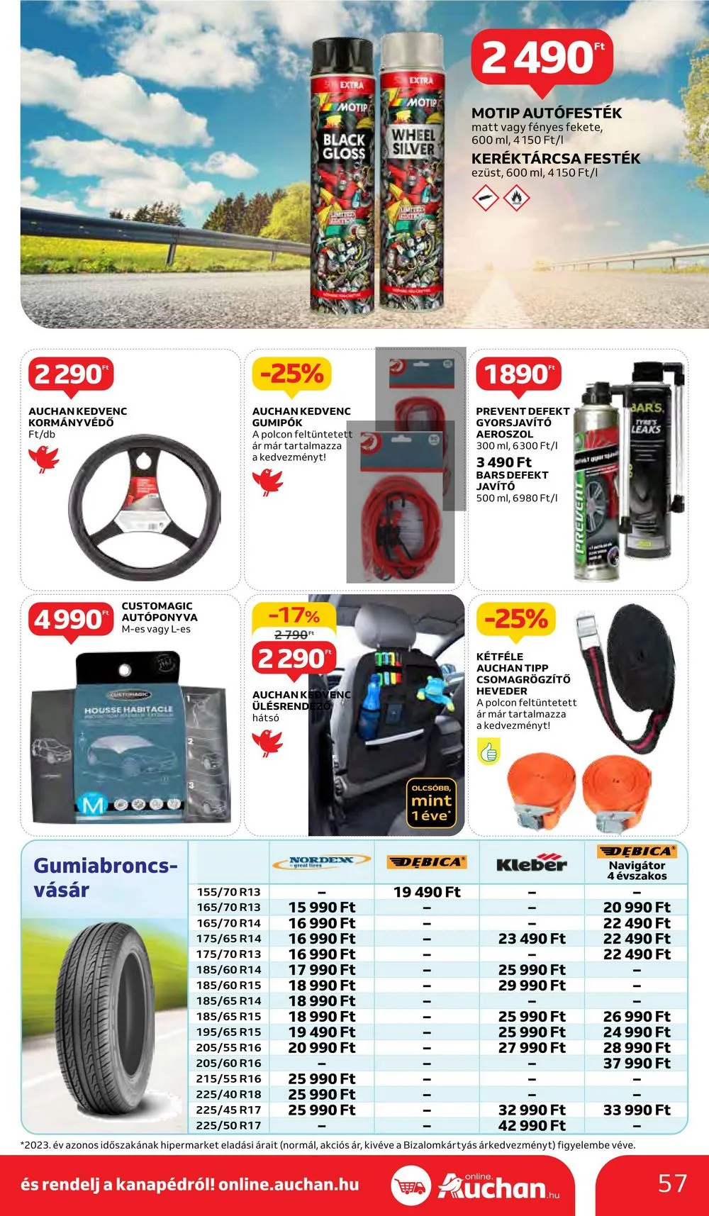Auchan akciós újság Hipermarket 05.02–05.08 – 57. oldal