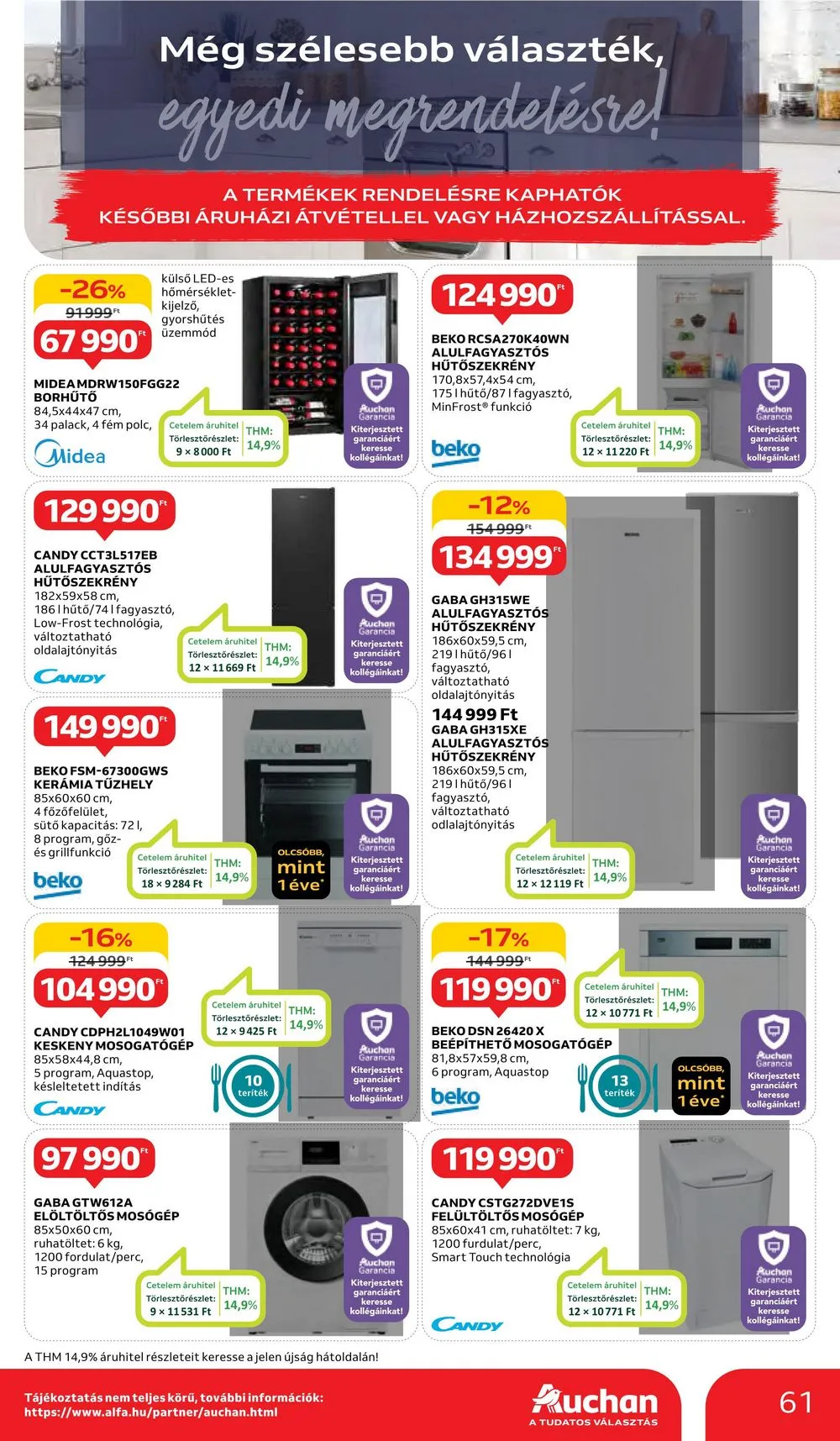 Auchan akciós újság Hipermarket 05.02–05.08 – 61. oldal