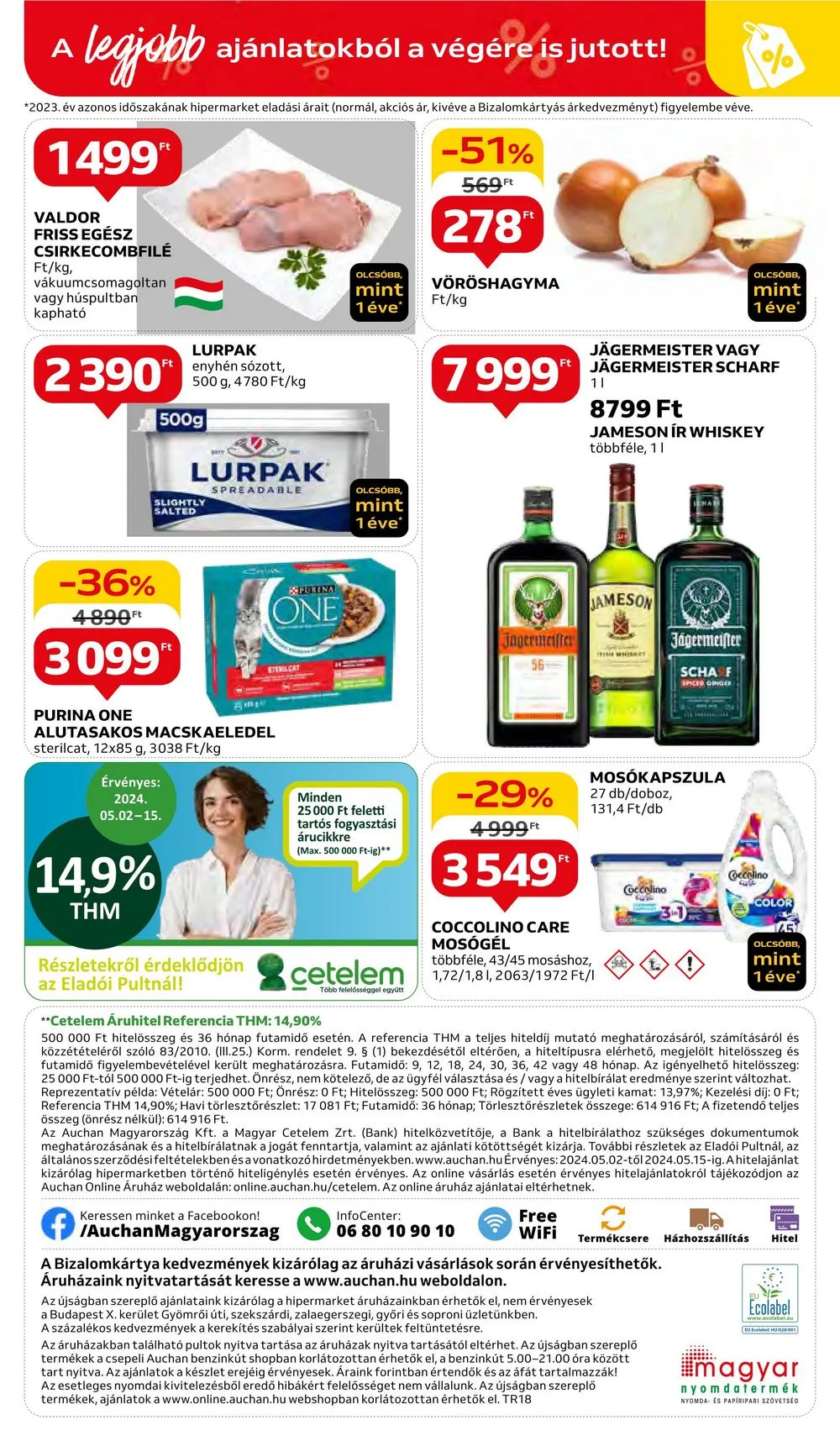 Auchan akciós újság Hipermarket 05.02–05.08 – 62. oldal