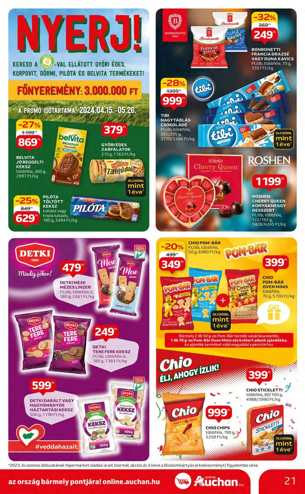Auchan akciós újság Hipermarket 05.09–05.15 – 21. oldal
