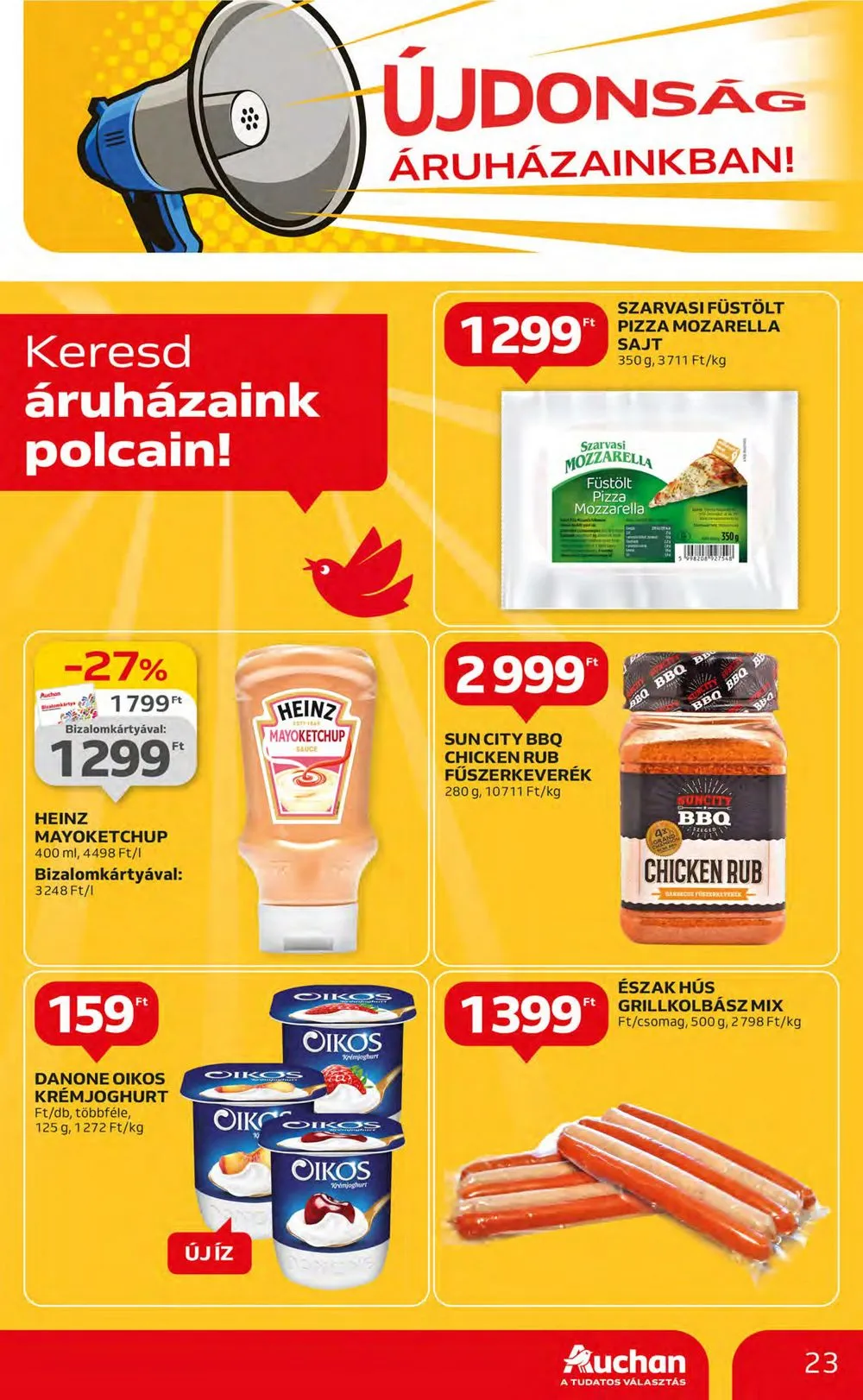Auchan akciós újság Hipermarket 05.09–05.15 – 23. oldal