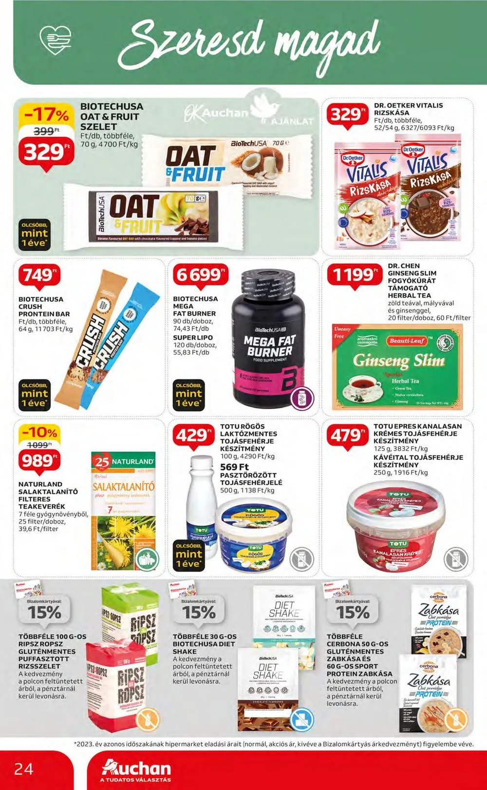 Auchan akciós újság Hipermarket 05.09–05.15 – 24. oldal