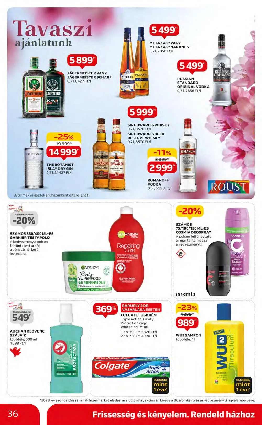 Auchan akciós újság Hipermarket 05.09–05.15 – 36. oldal