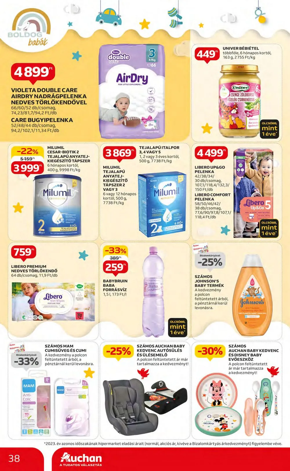 Auchan akciós újság Hipermarket 05.09–05.15 – 38. oldal