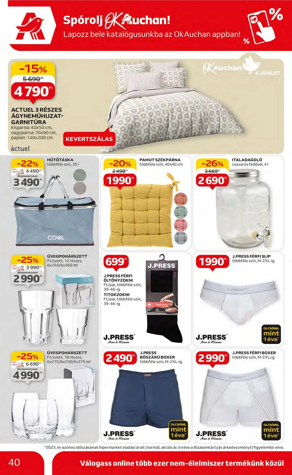 Auchan akciós újság Hipermarket 05.09–05.15 – 40. oldal