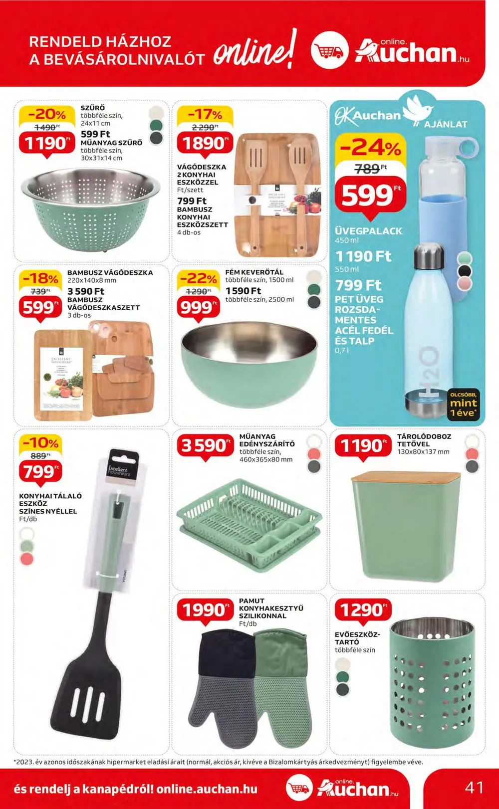 Auchan akciós újság Hipermarket 05.09–05.15 – 41. oldal