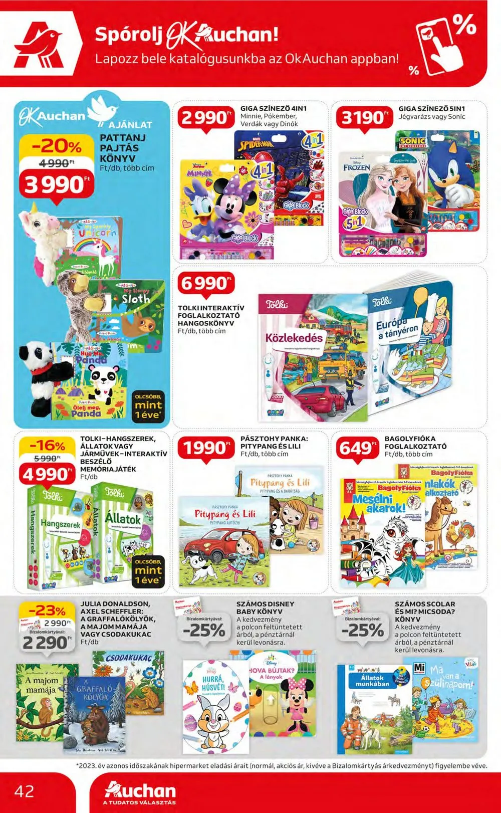 Auchan akciós újság Hipermarket 05.09–05.15 – 42. oldal