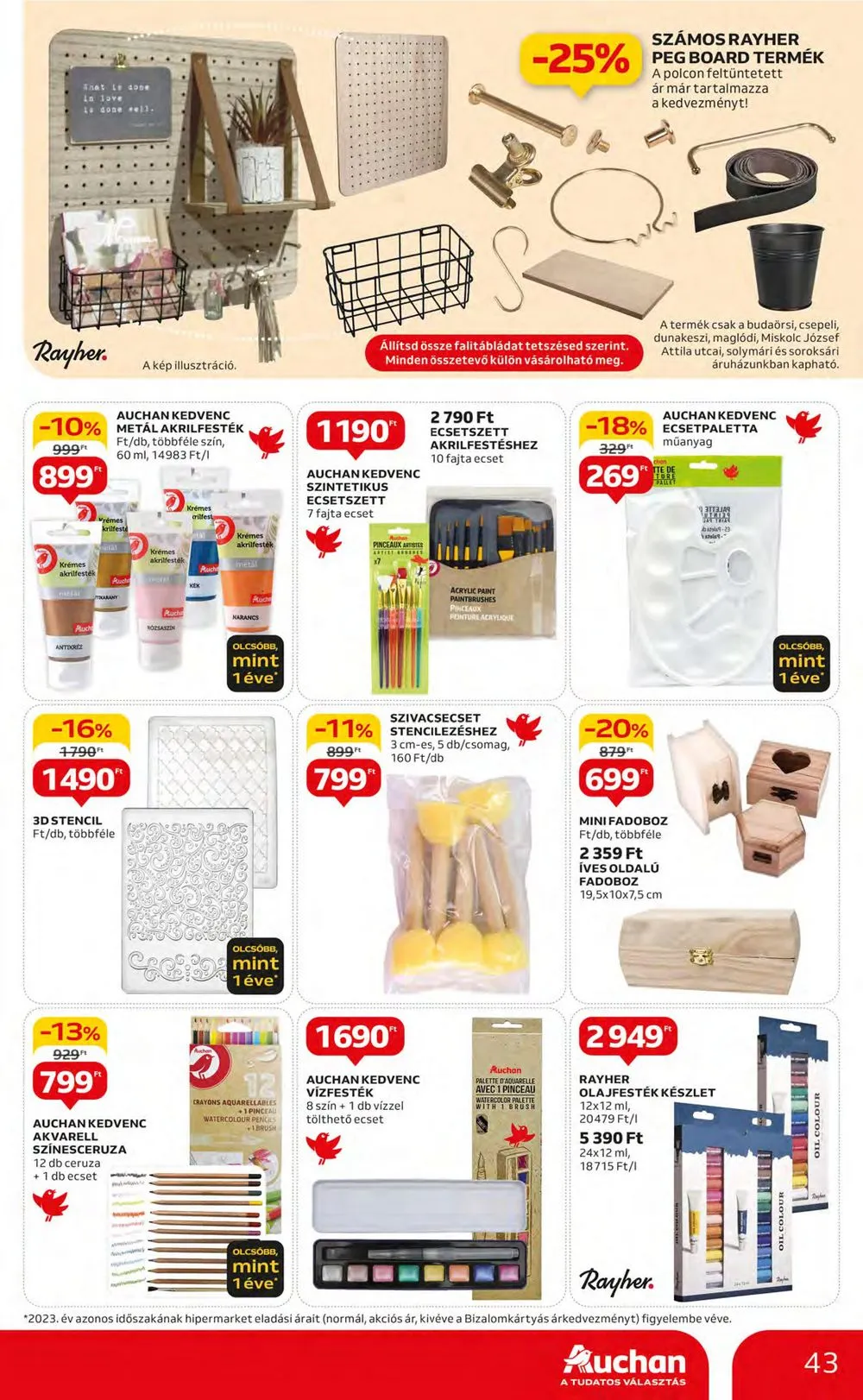 Auchan akciós újság Hipermarket 05.09–05.15 – 43. oldal