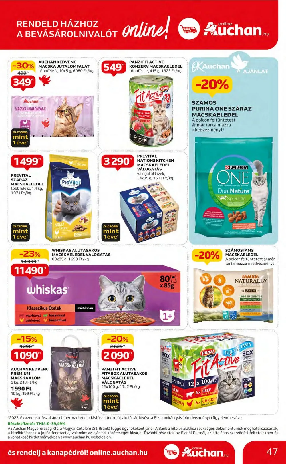 Auchan akciós újság Hipermarket 05.09–05.15 – 47. oldal