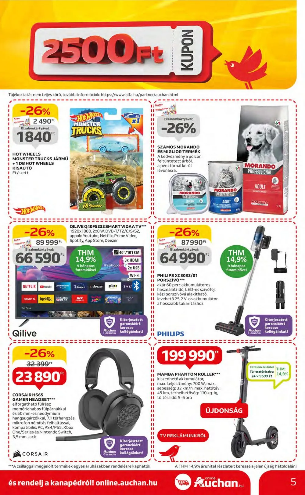Auchan akciós újság Hipermarket 05.09–05.15 – 5. oldal