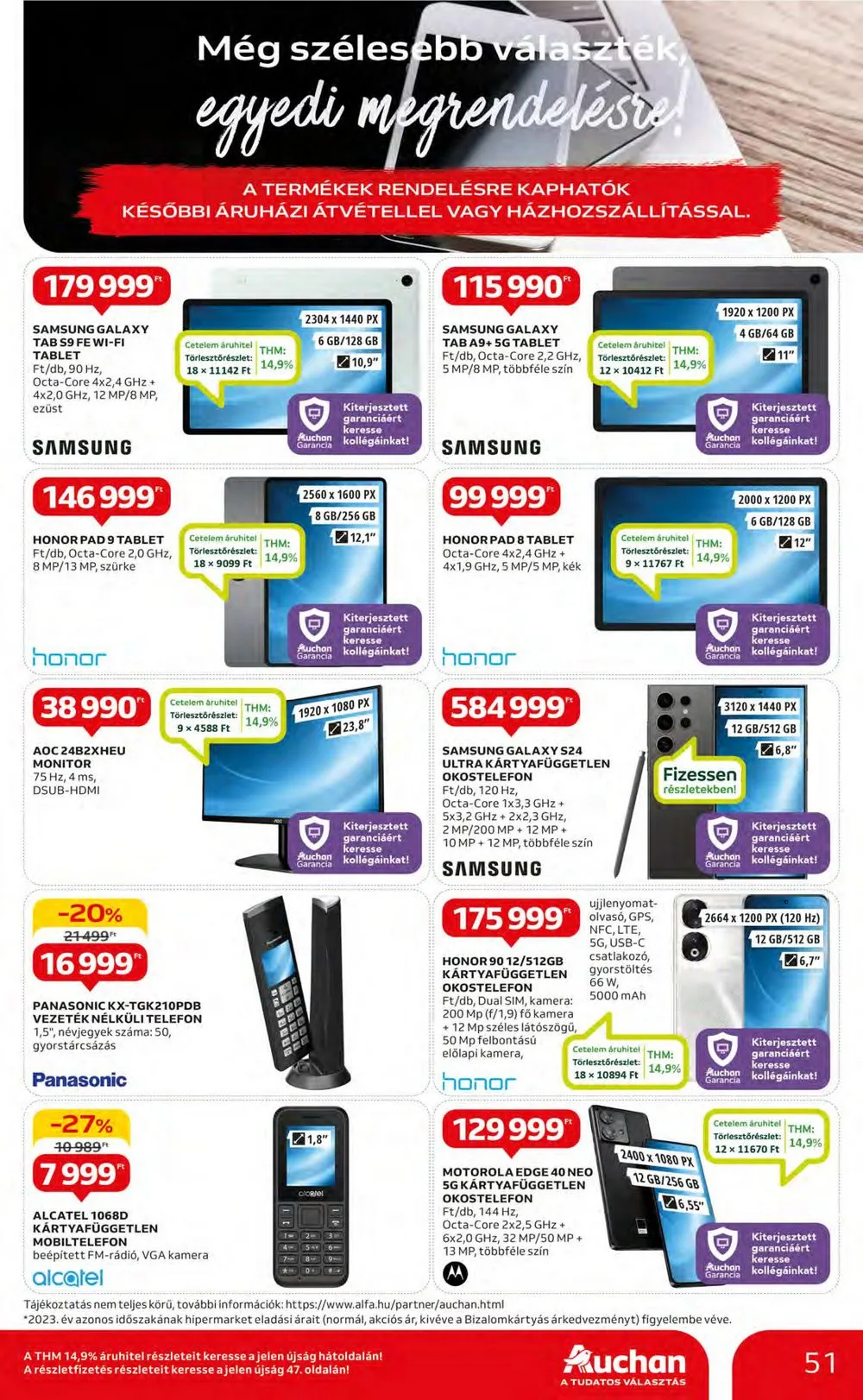 Auchan akciós újság Hipermarket 05.09–05.15 – 51. oldal