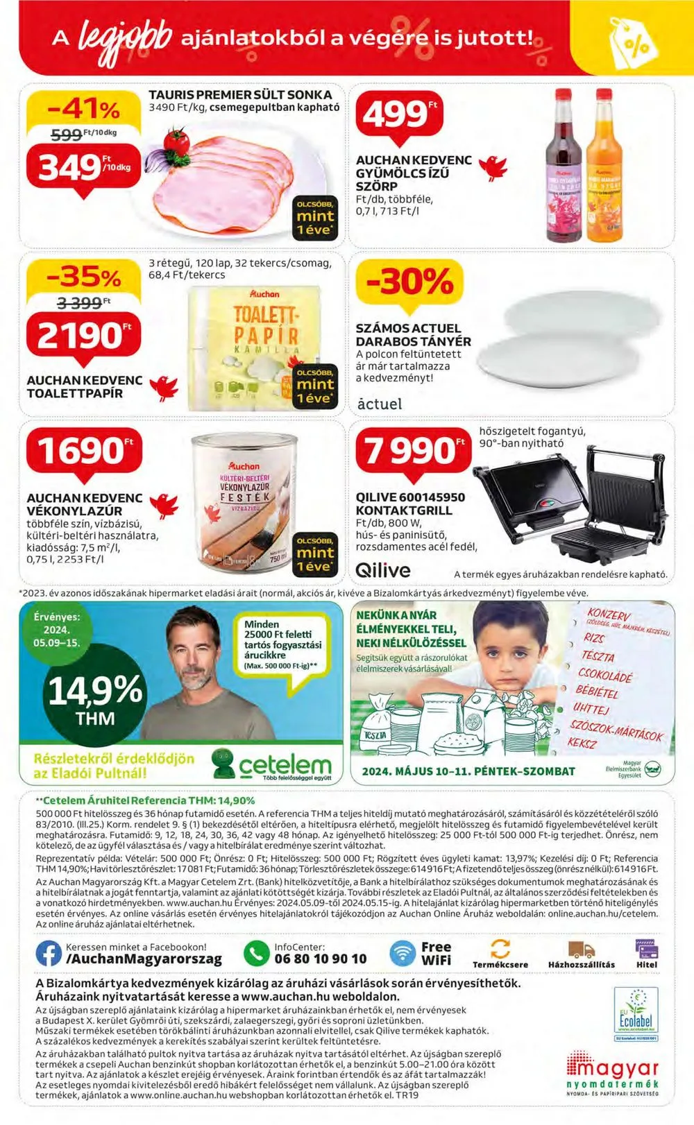 Auchan akciós újság Hipermarket 05.09–05.15 – 52. oldal