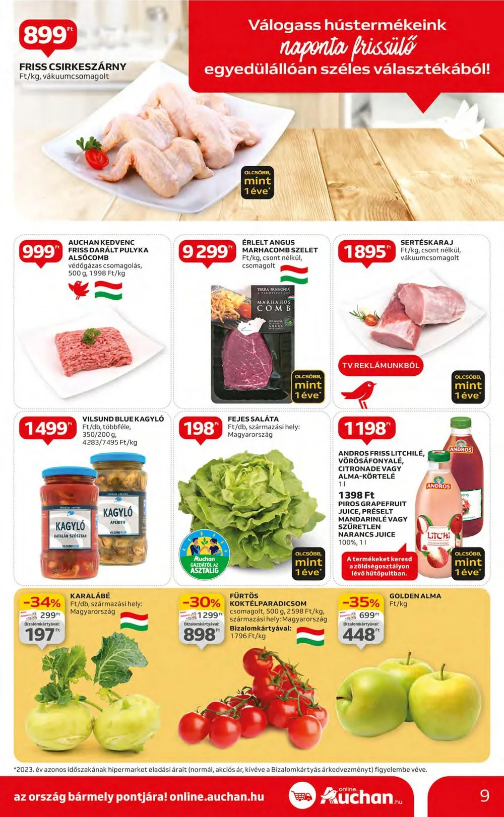 Auchan akciós újság Hipermarket 05.09–05.15 – 9. oldal