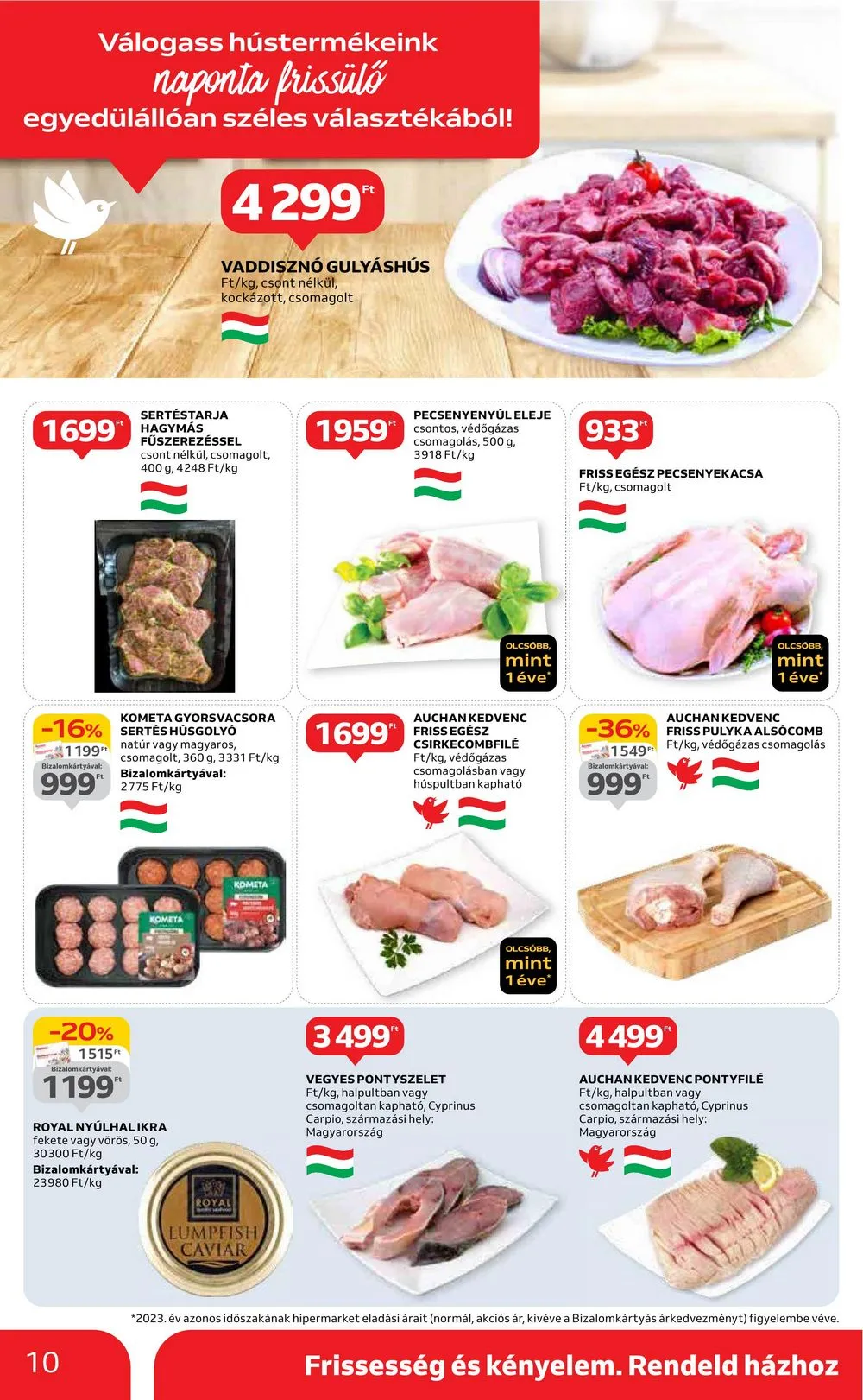Auchan akciós újság Hipermarket 05.16–05.22 – 10. oldal