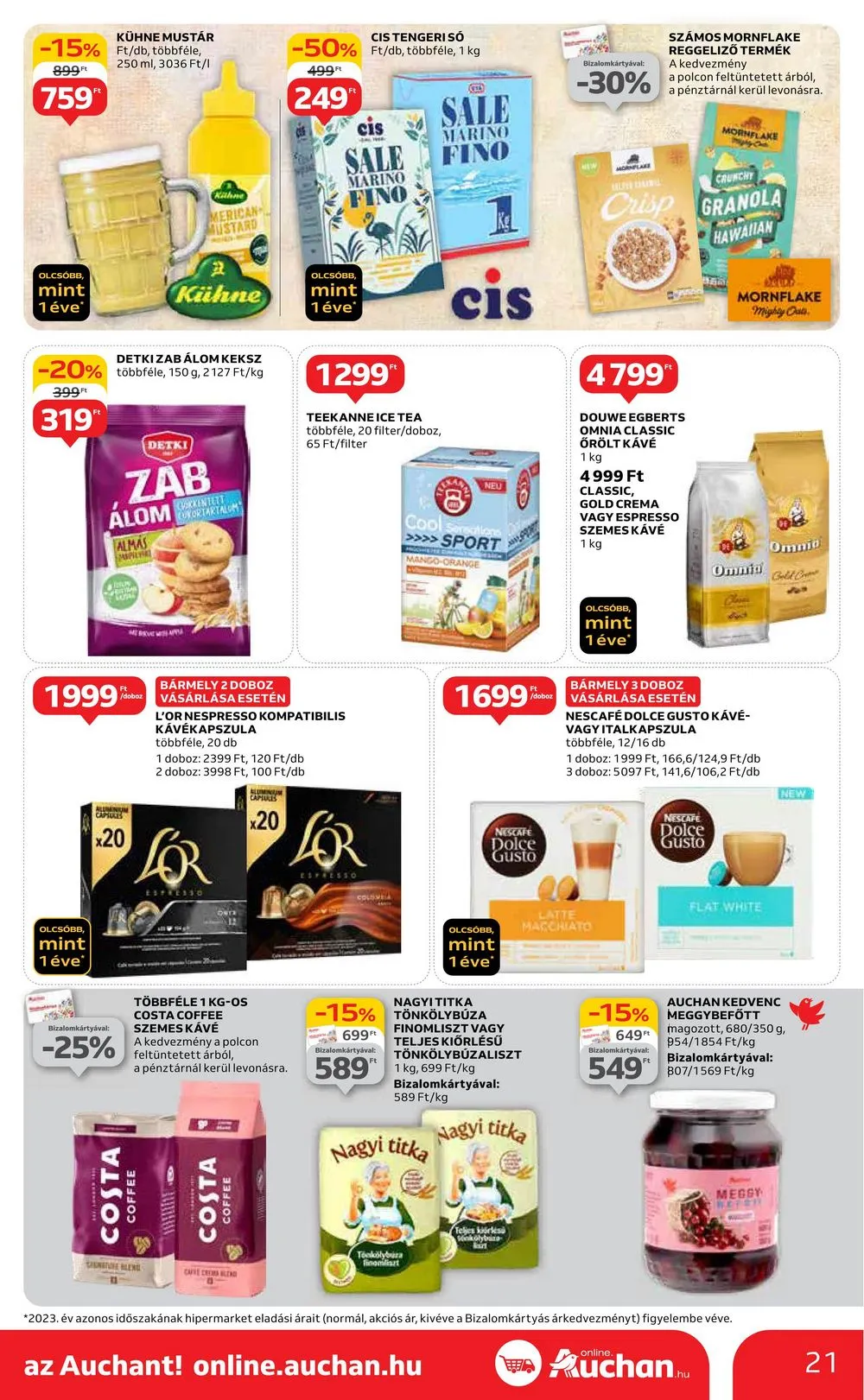 Auchan akciós újság Hipermarket 05.16–05.22 – 21. oldal