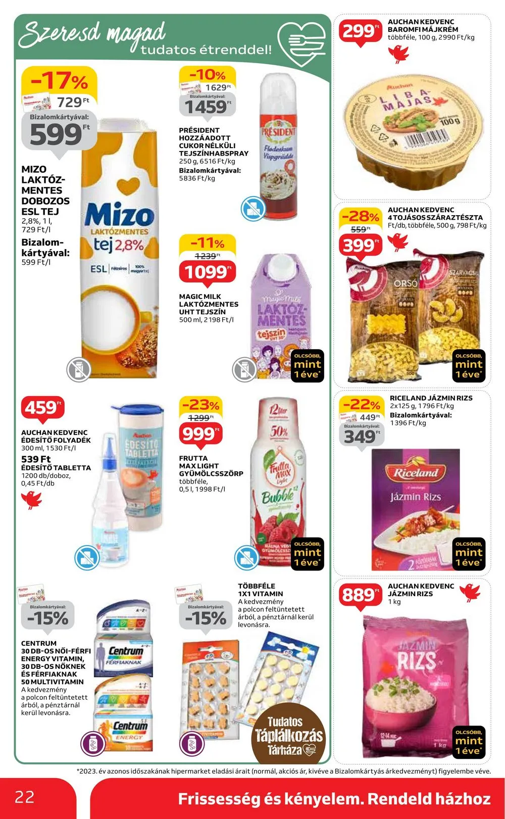 Auchan akciós újság Hipermarket 05.16–05.22 – 22. oldal