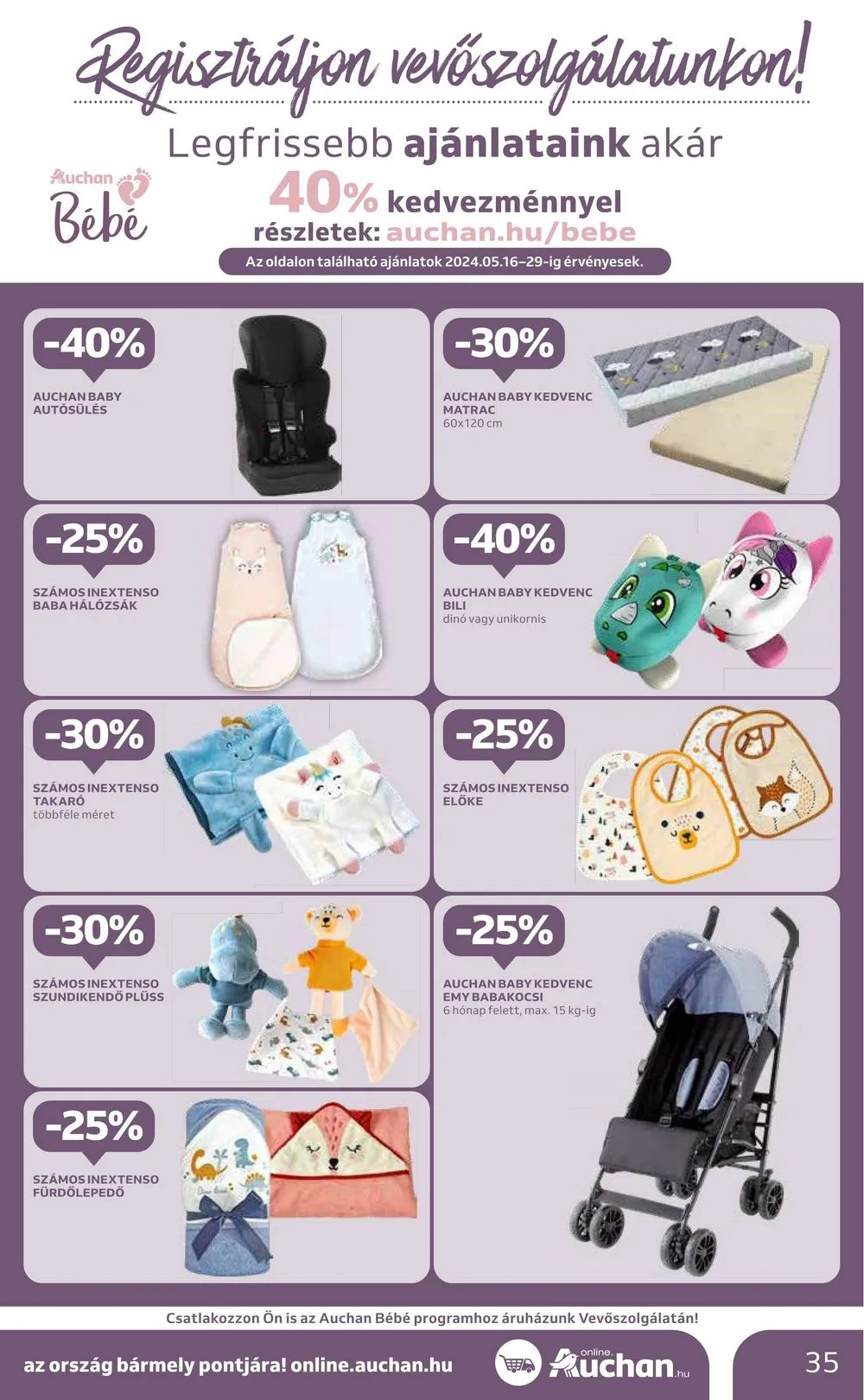 Auchan akciós újság Hipermarket 05.16–05.22 – 35. oldal