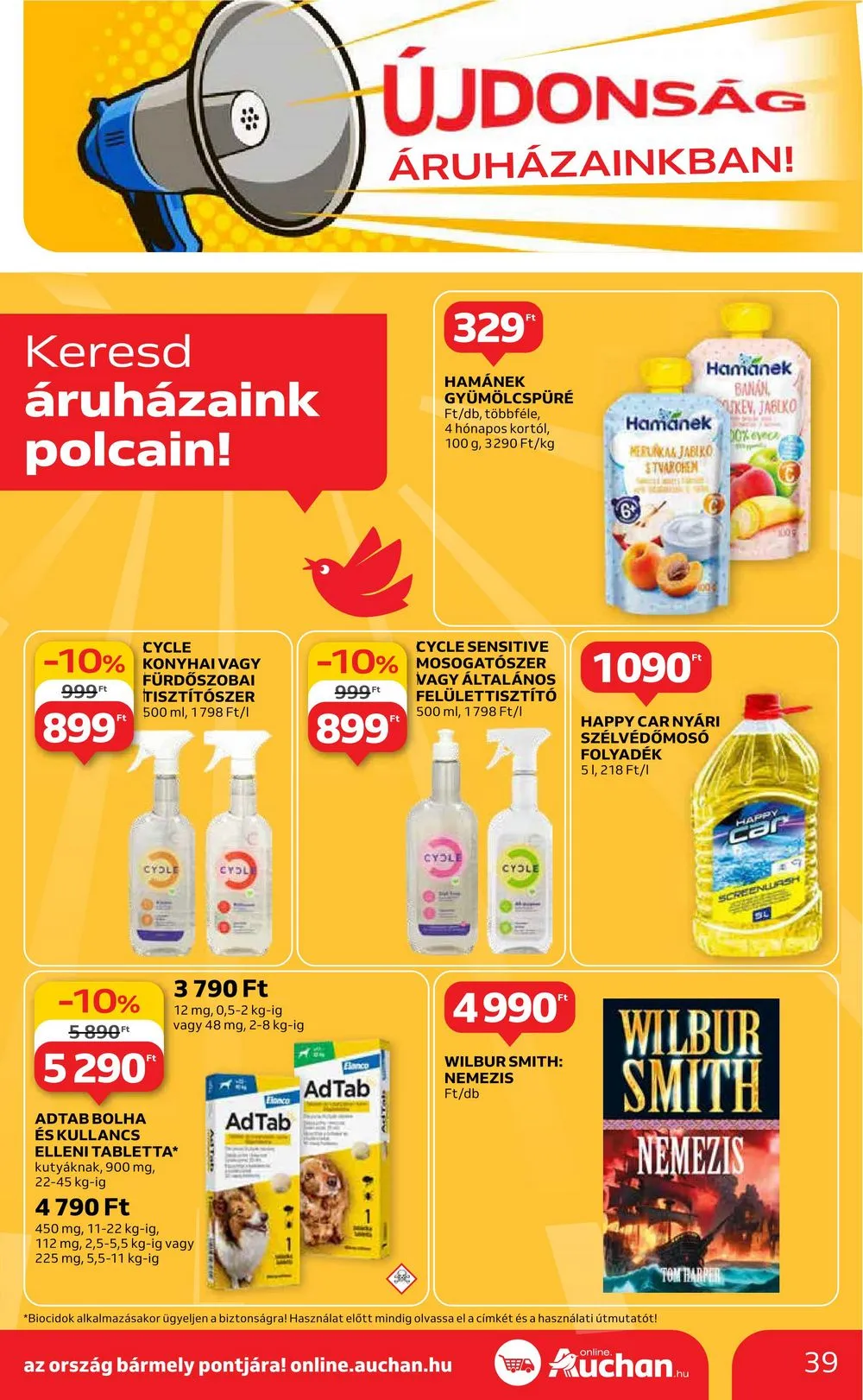 Auchan akciós újság Hipermarket 05.16–05.22 – 39. oldal