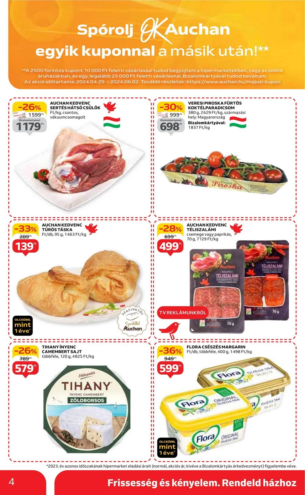 Auchan akciós újság Hipermarket 05.16–05.22 – 4. oldal