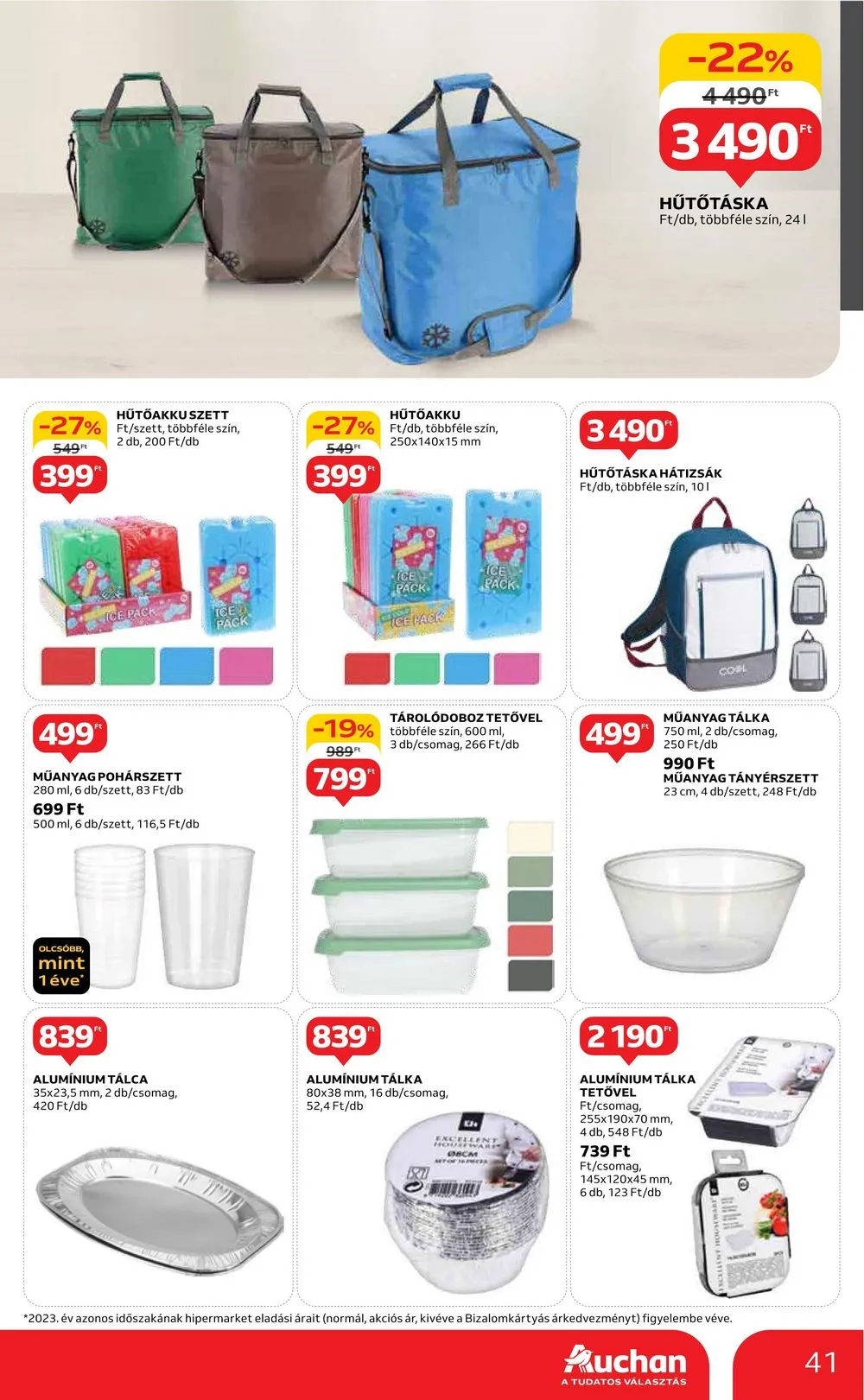 Auchan akciós újság Hipermarket 05.16–05.22 – 41. oldal