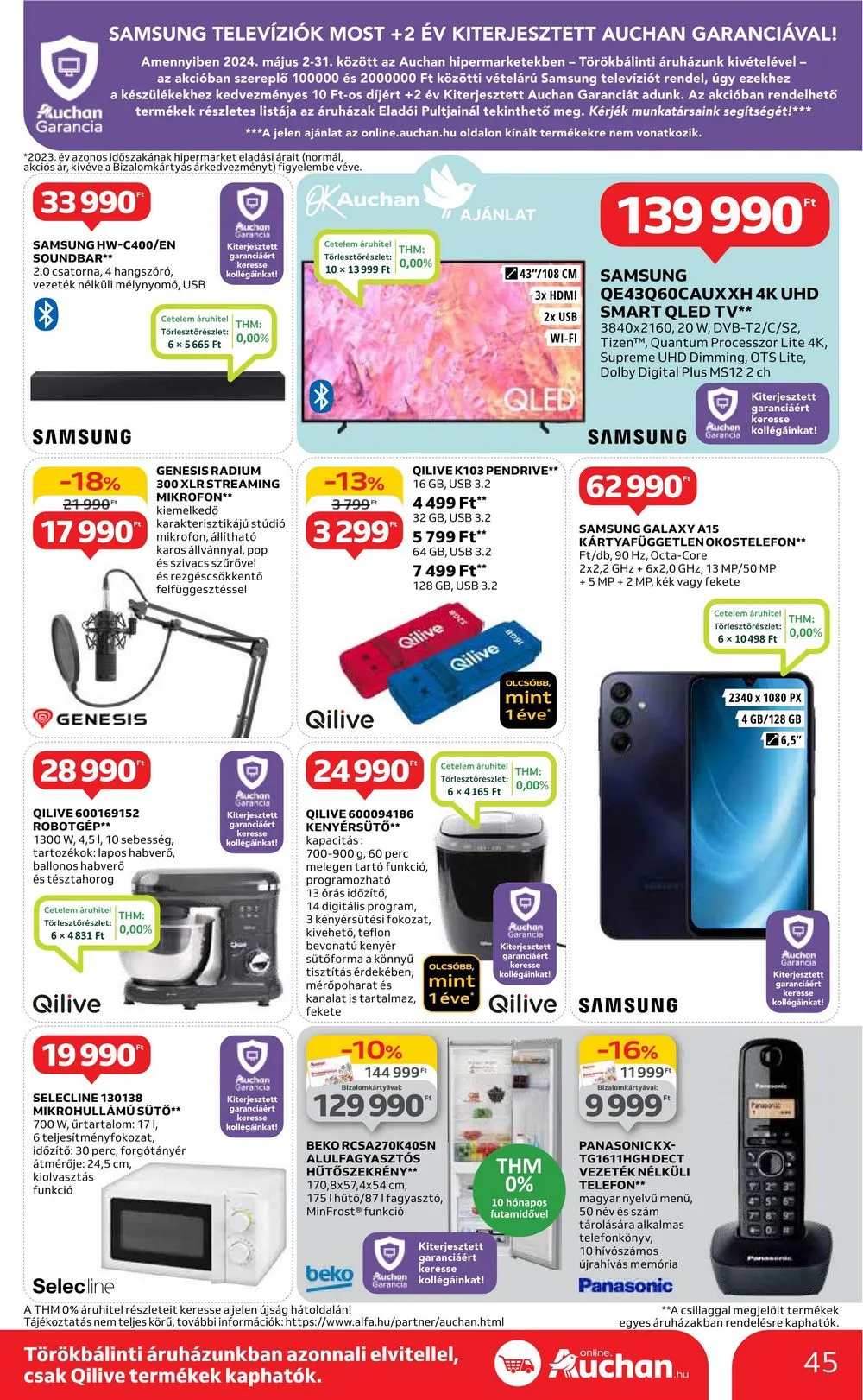 Auchan akciós újság Hipermarket 05.16–05.22 – 45. oldal