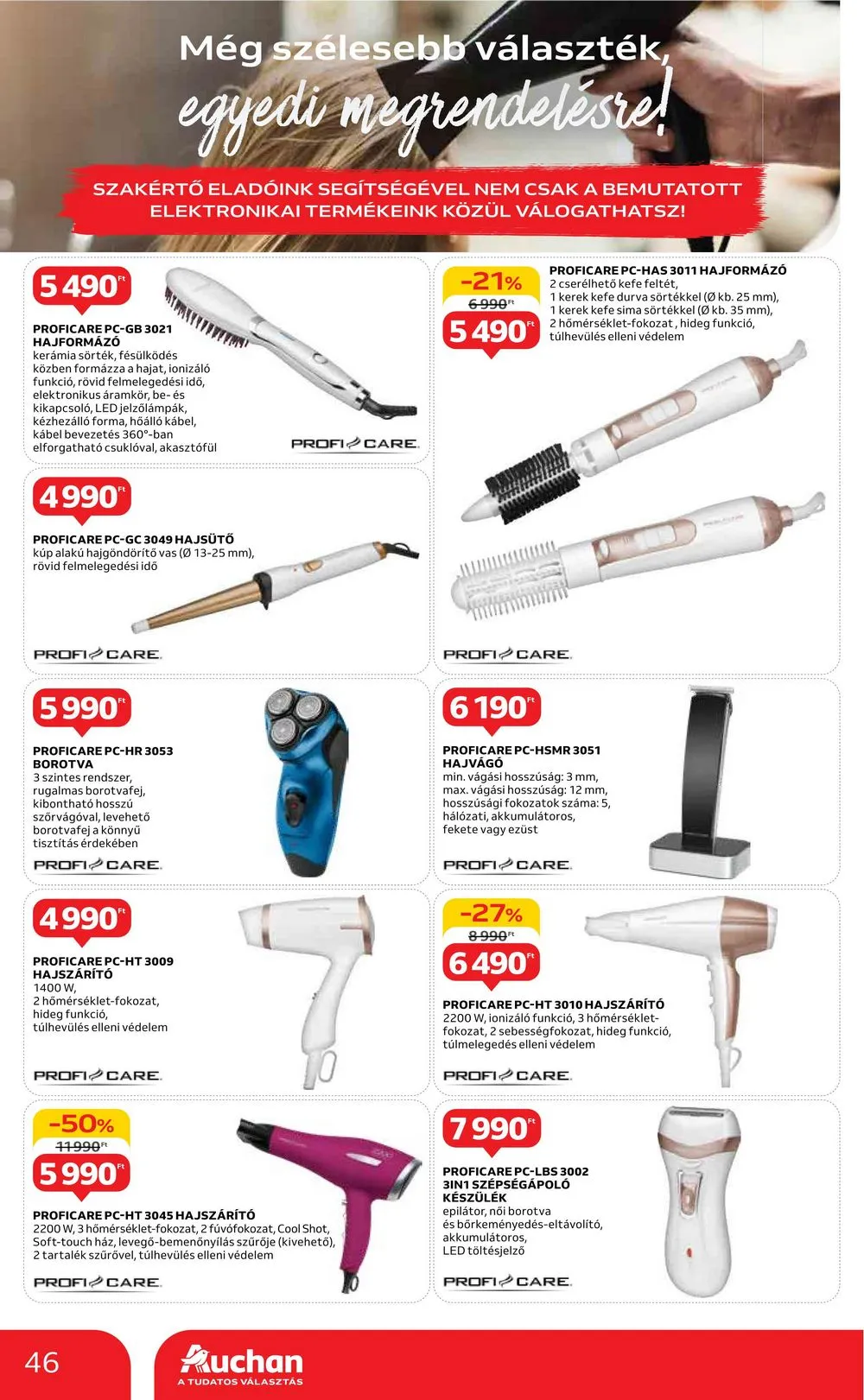 Auchan akciós újság Hipermarket 05.16–05.22 – 46. oldal