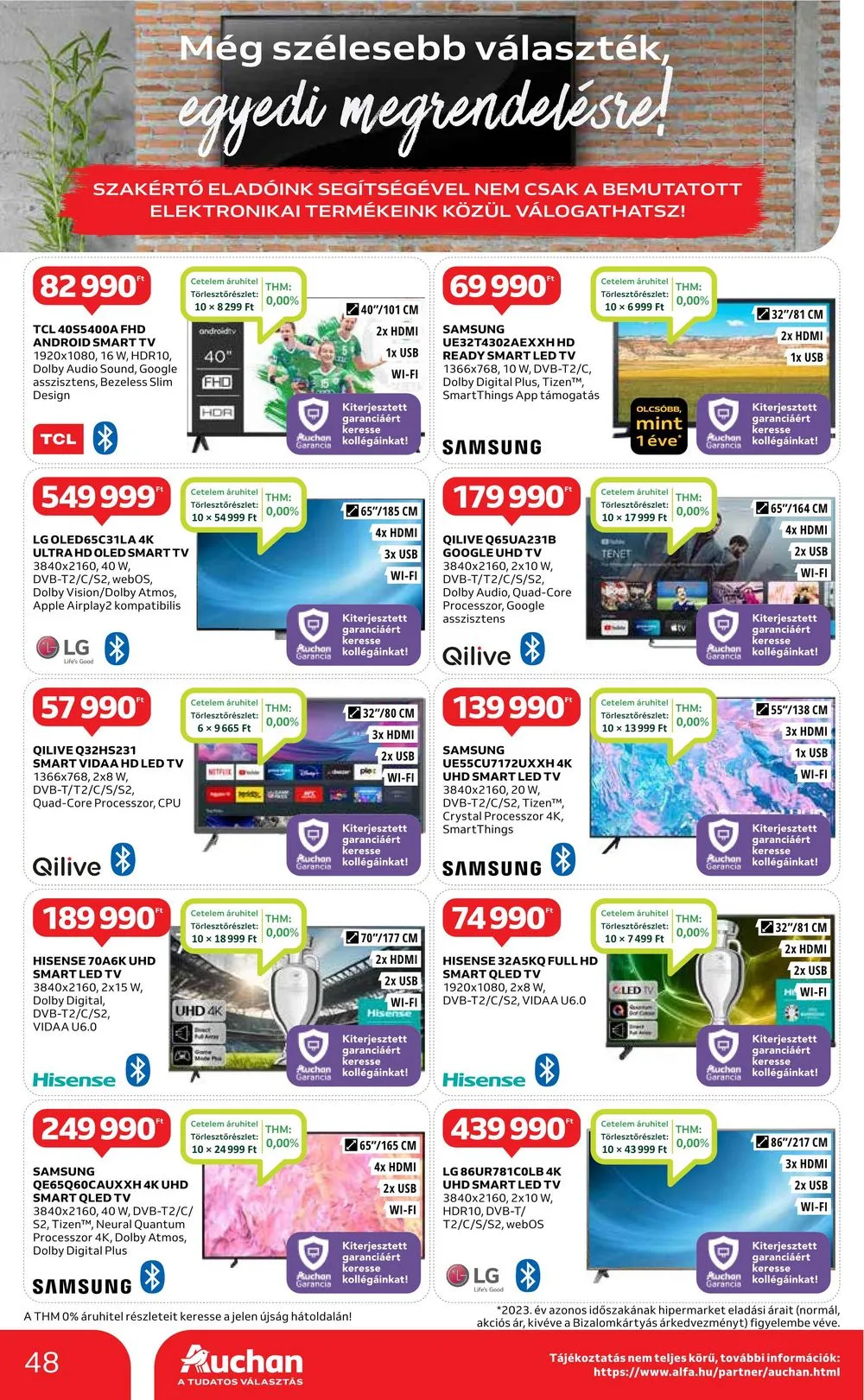 Auchan akciós újság Hipermarket 05.16–05.22 – 48. oldal