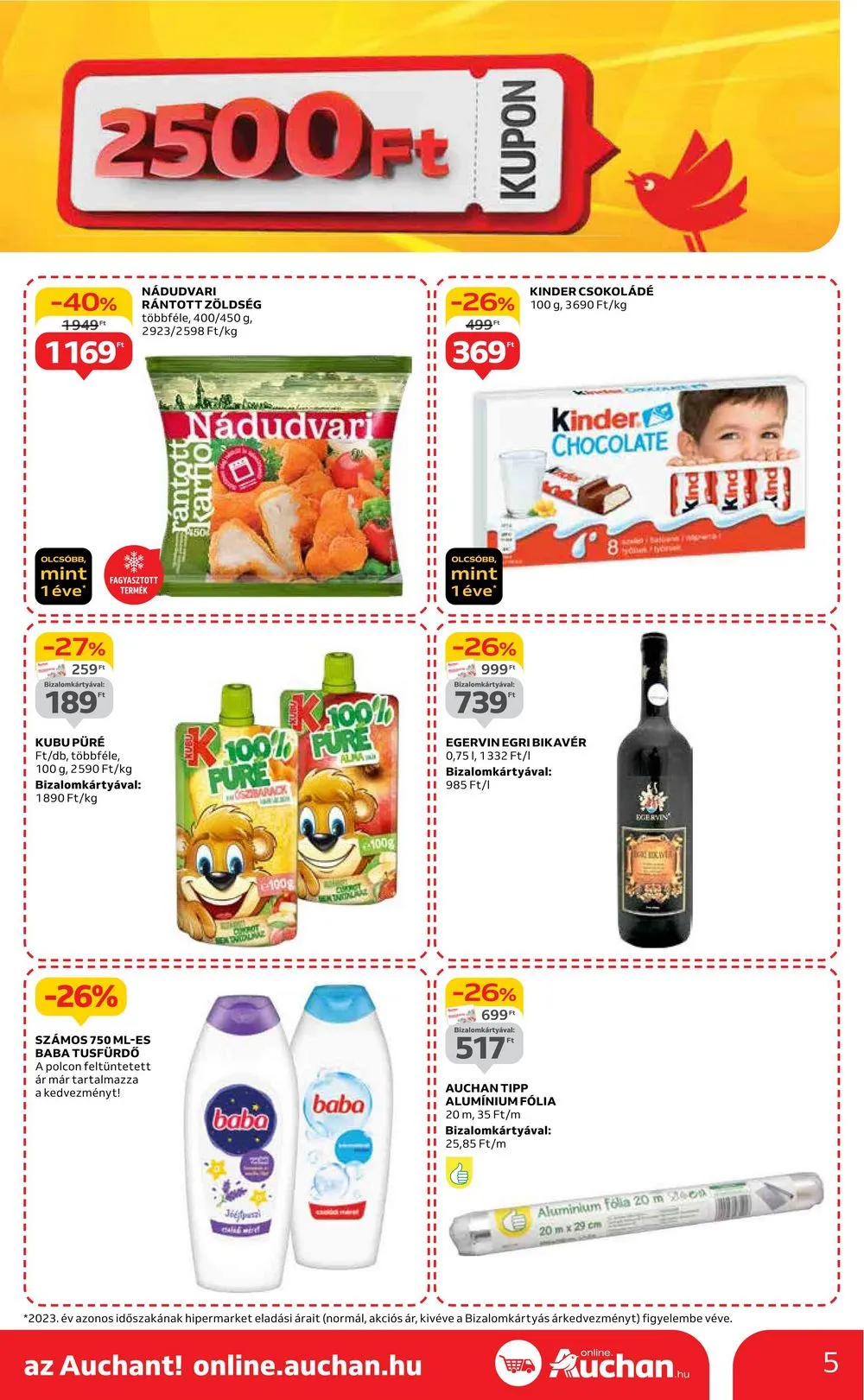 Auchan akciós újság Hipermarket 05.16–05.22 – 5. oldal
