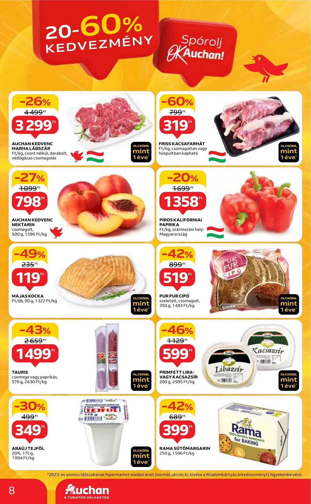 Auchan akciós újság Hipermarket 05.16–05.22 – 8. oldal