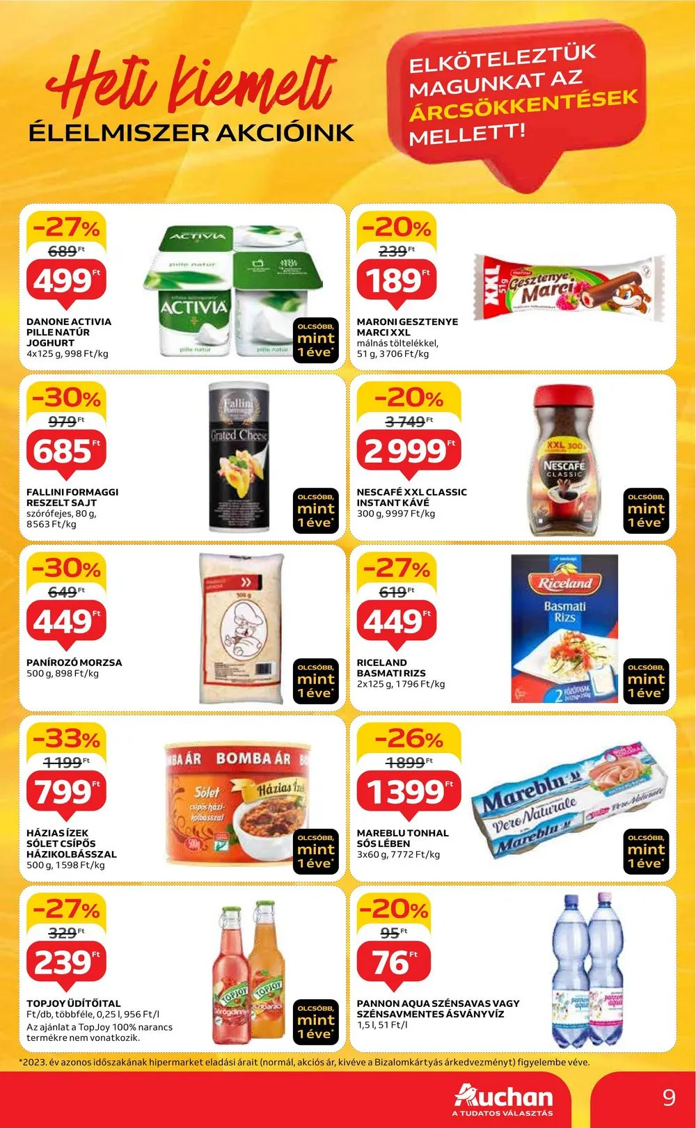 Auchan akciós újság Hipermarket 05.16–05.22 – 9. oldal