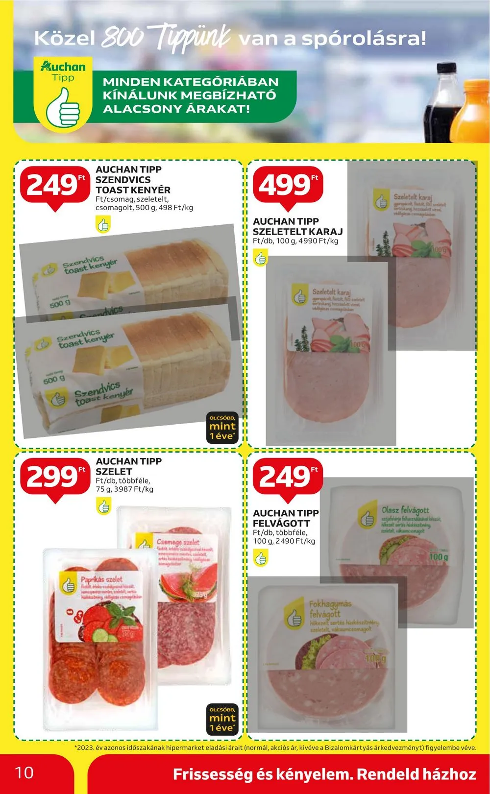 Auchan akciós újság Hipermarket 05.23–05.29 – 10. oldal