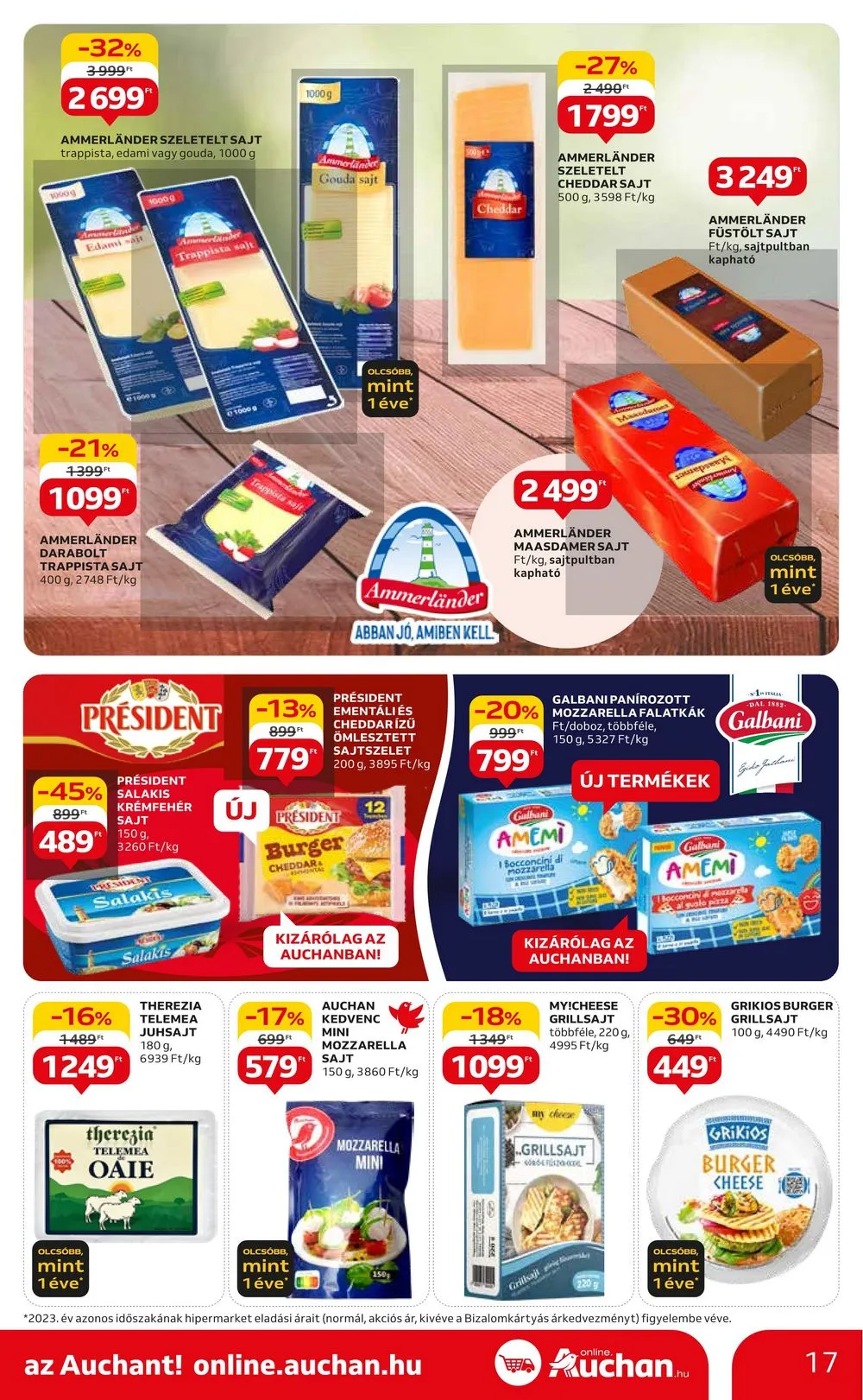 Auchan akciós újság Hipermarket 05.23–05.29 – 17. oldal