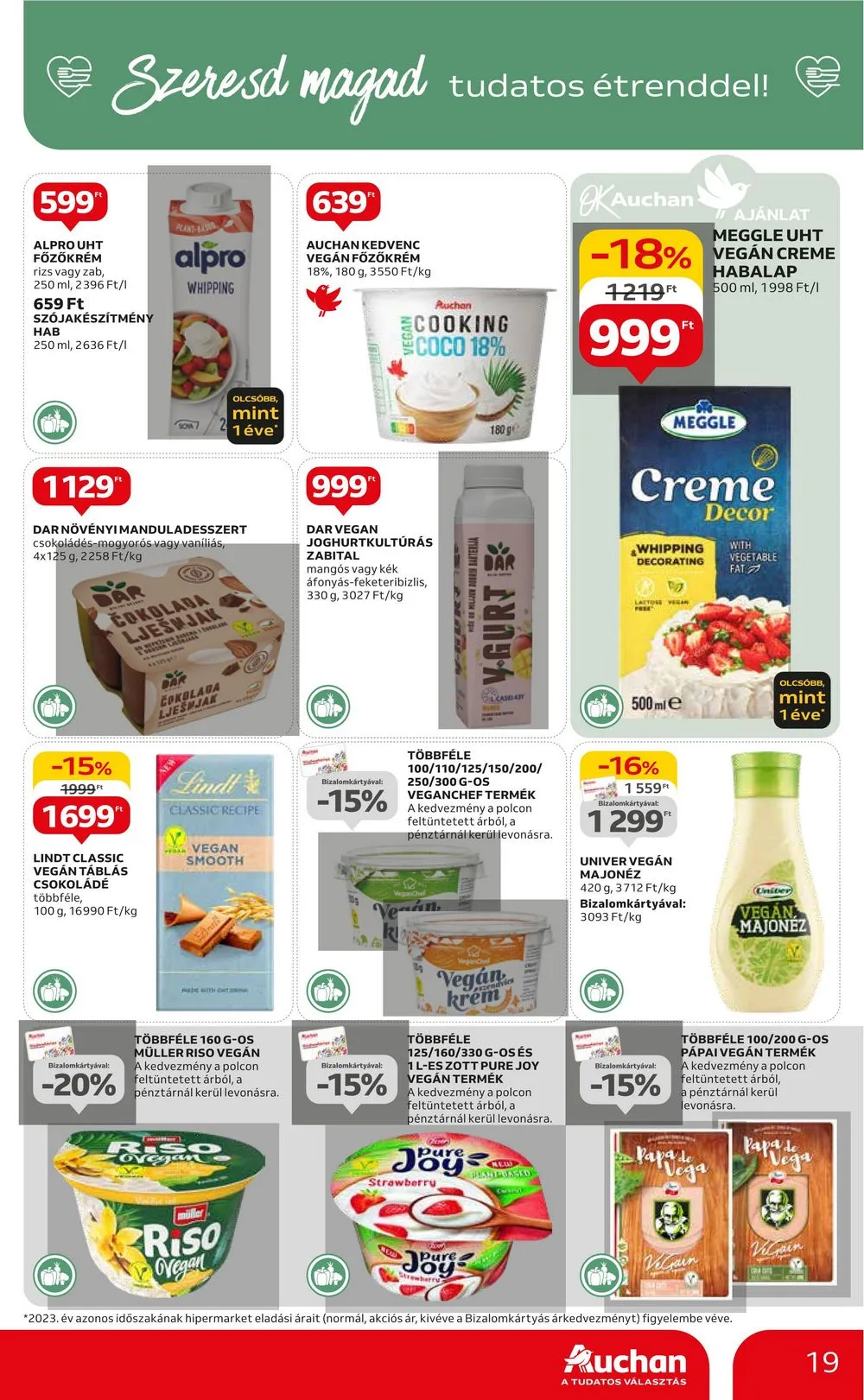 Auchan akciós újság Hipermarket 05.23–05.29 – 19. oldal
