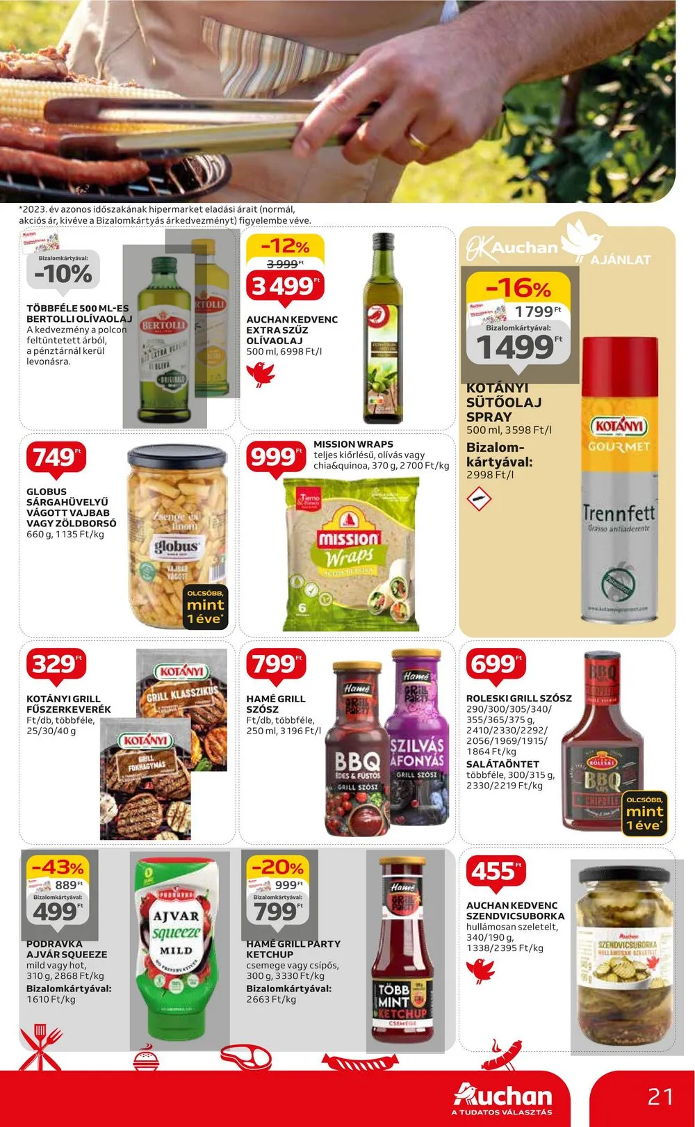 Auchan akciós újság Hipermarket 05.23–05.29 – 21. oldal