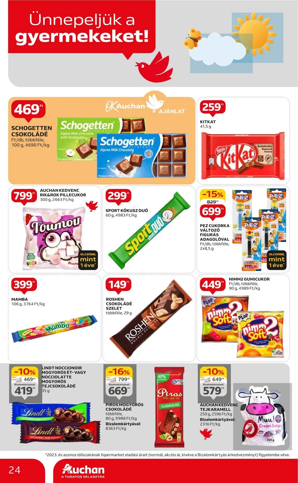 Auchan akciós újság Hipermarket 05.23–05.29 – 24. oldal