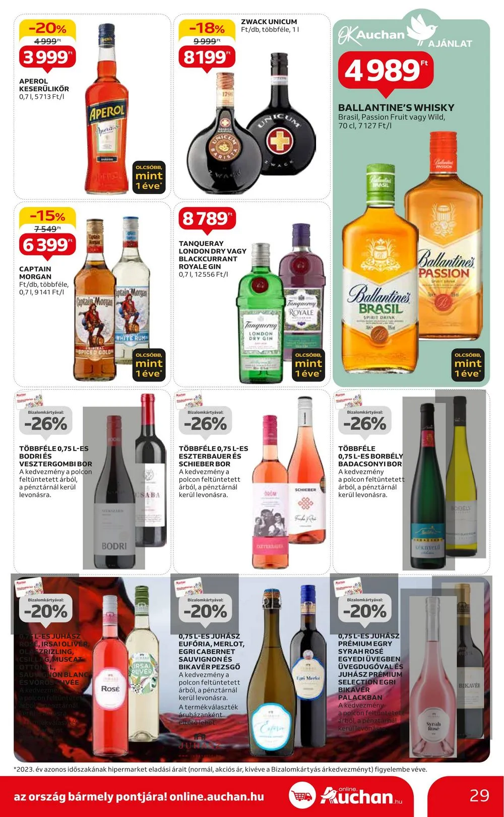 Auchan akciós újság Hipermarket 05.23–05.29 – 29. oldal