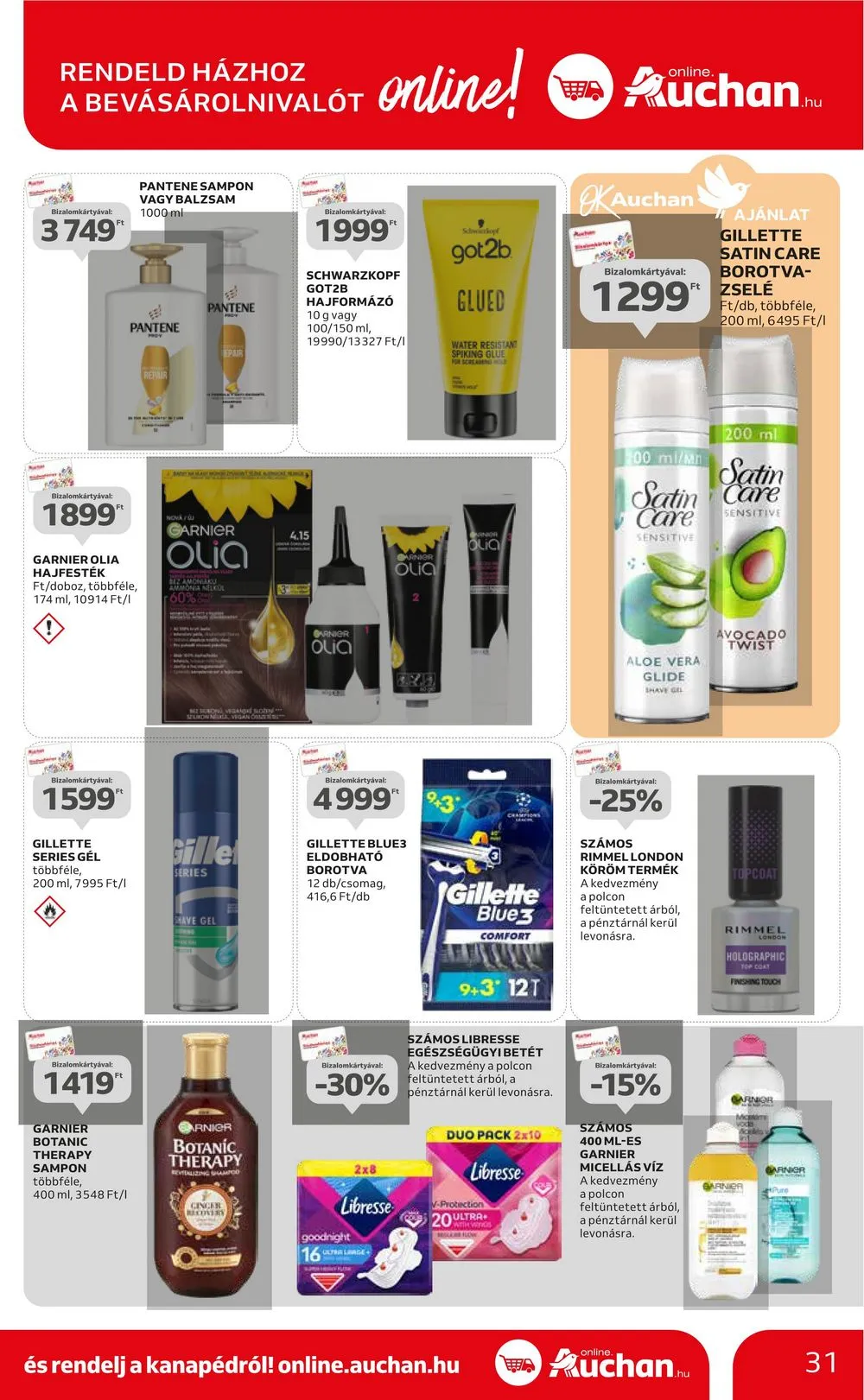 Auchan akciós újság Hipermarket 05.23–05.29 – 31. oldal