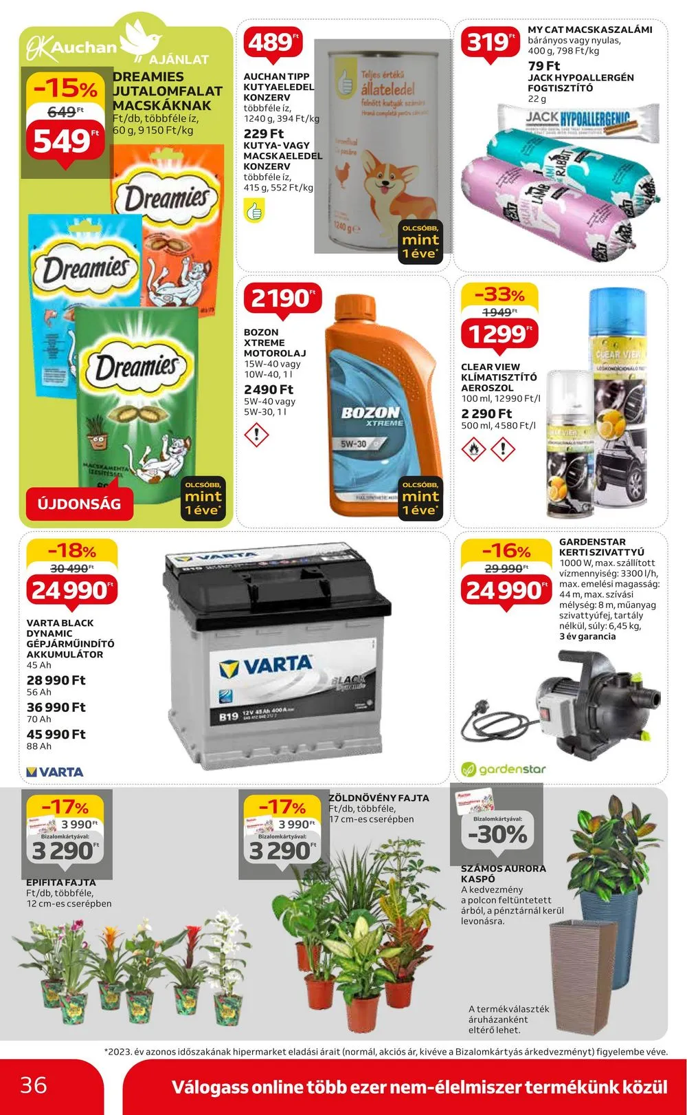 Auchan akciós újság Hipermarket 05.23–05.29 – 36. oldal