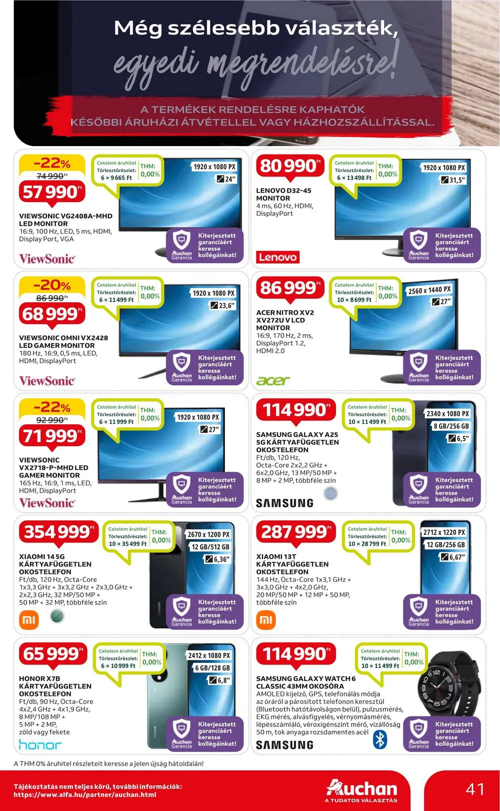 Auchan akciós újság Hipermarket 05.23–05.29 – 41. oldal