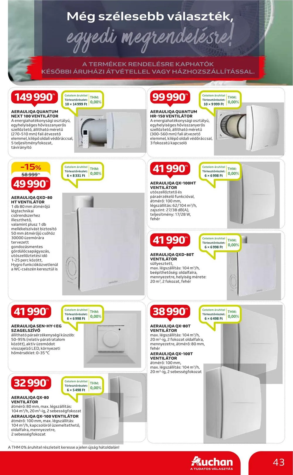 Auchan akciós újság Hipermarket 05.23–05.29 – 43. oldal