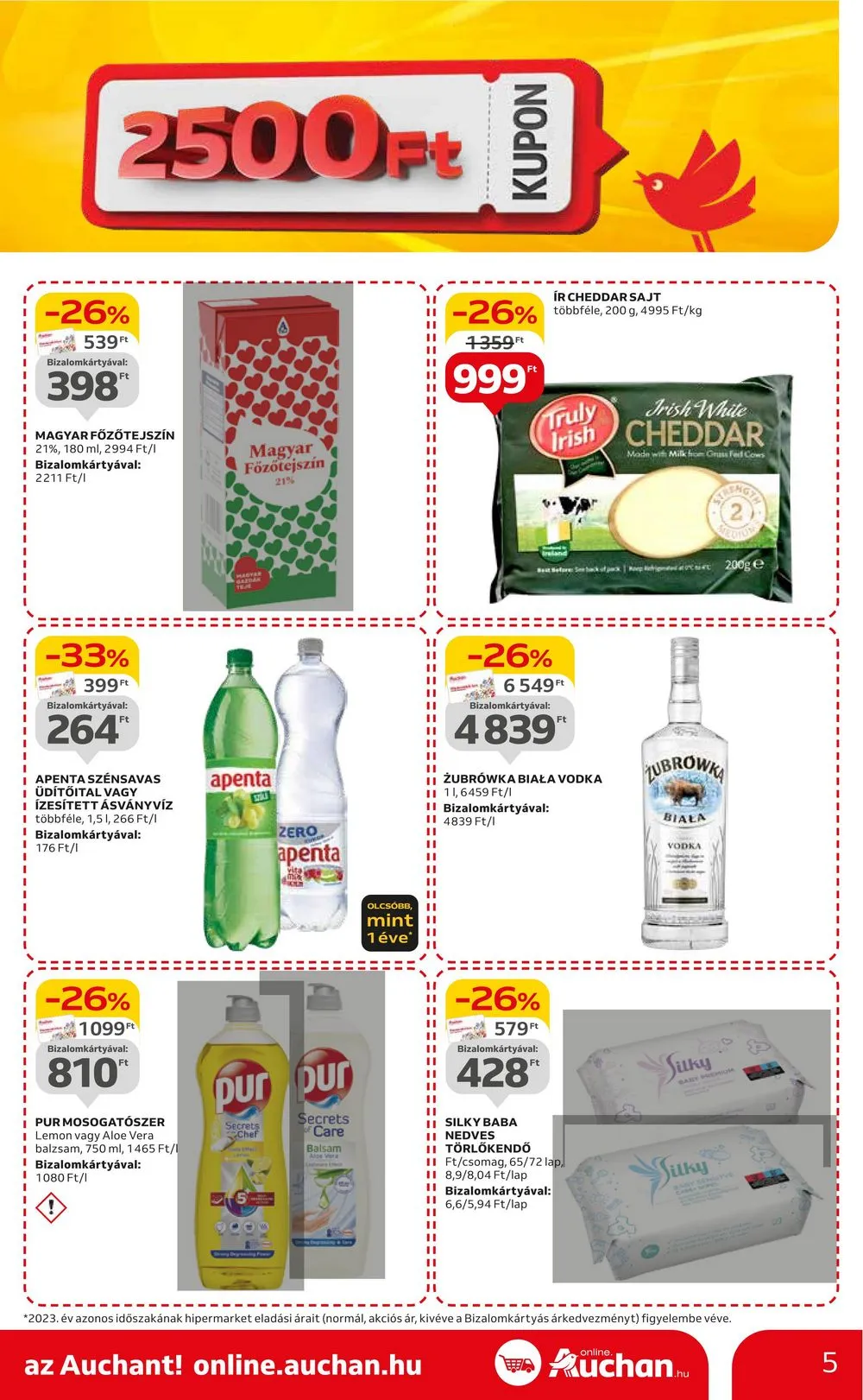 Auchan akciós újság Hipermarket 05.23–05.29 – 5. oldal