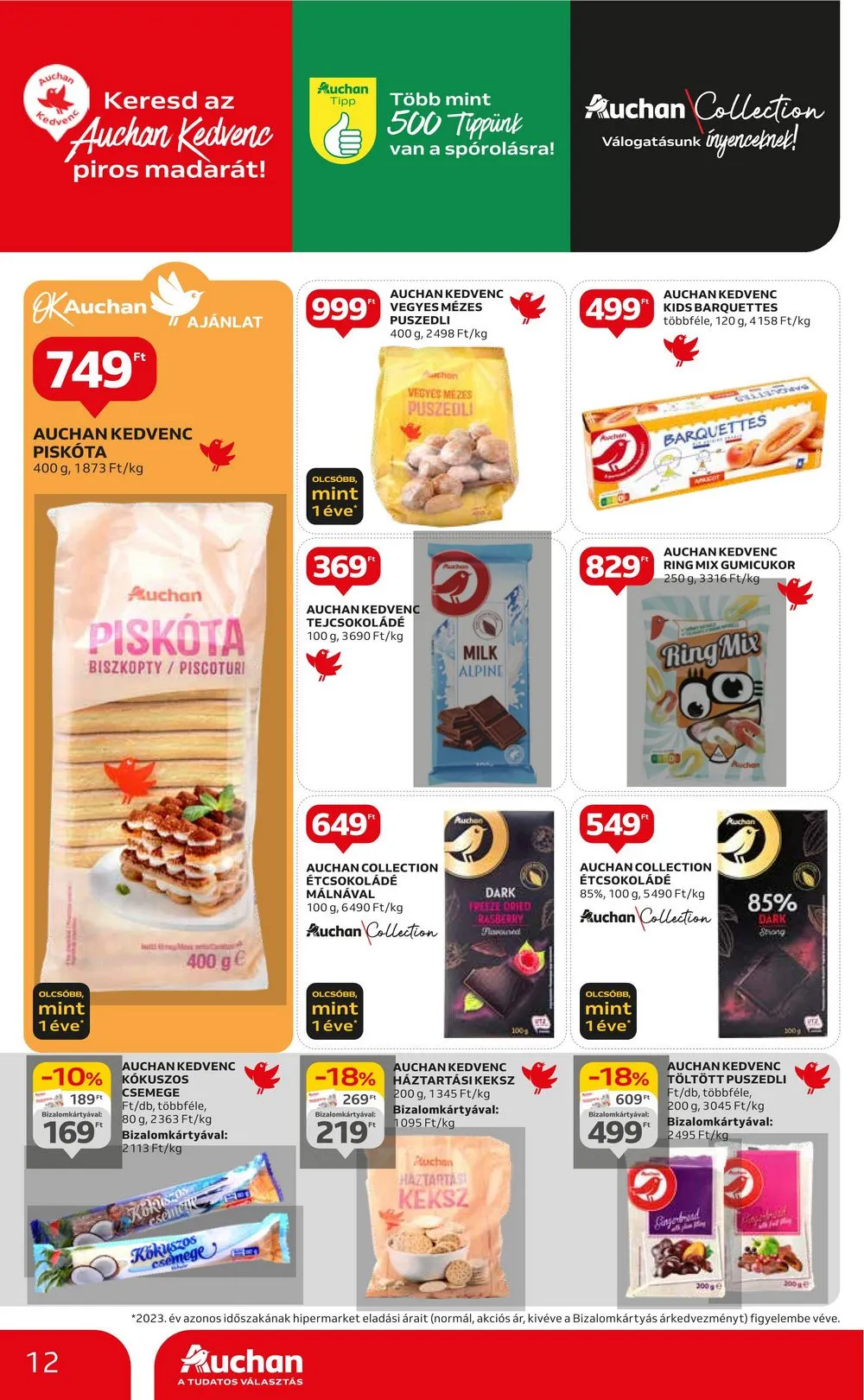 Auchan akciós újság Hipermarket 06.06–06.12 – 12. oldal